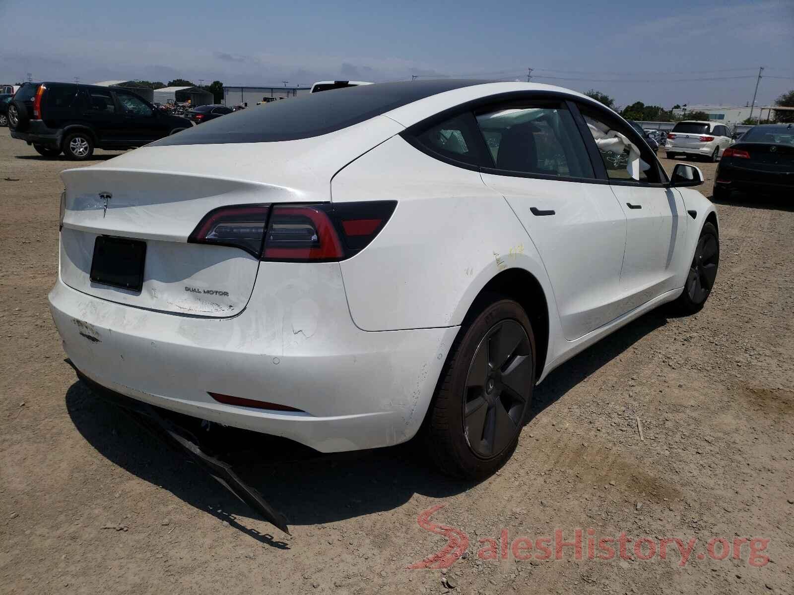 5YJ3E1EB3MF938967 2021 TESLA MODEL 3