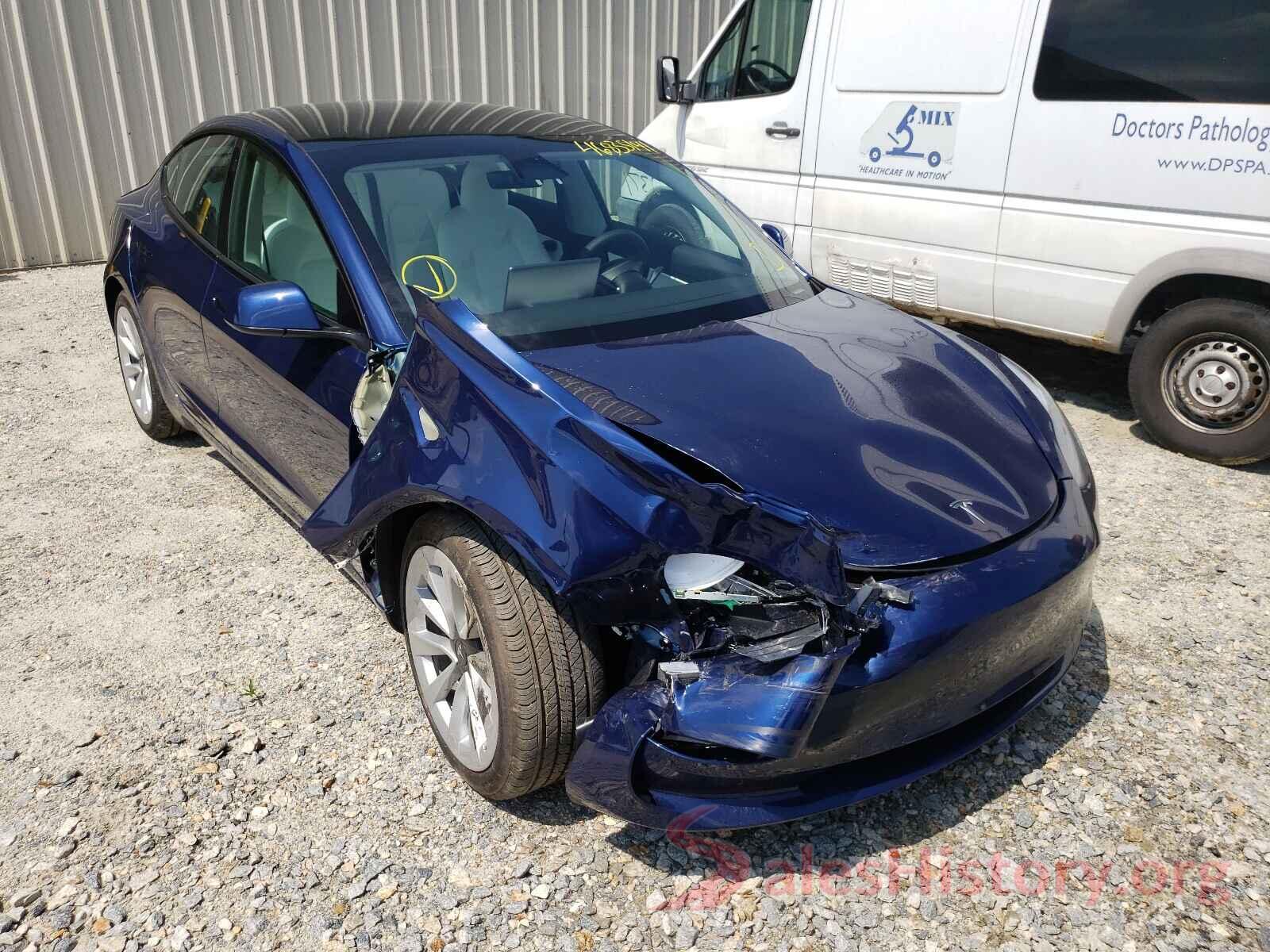 5YJ3E1EB2MF926602 2021 TESLA MODEL 3