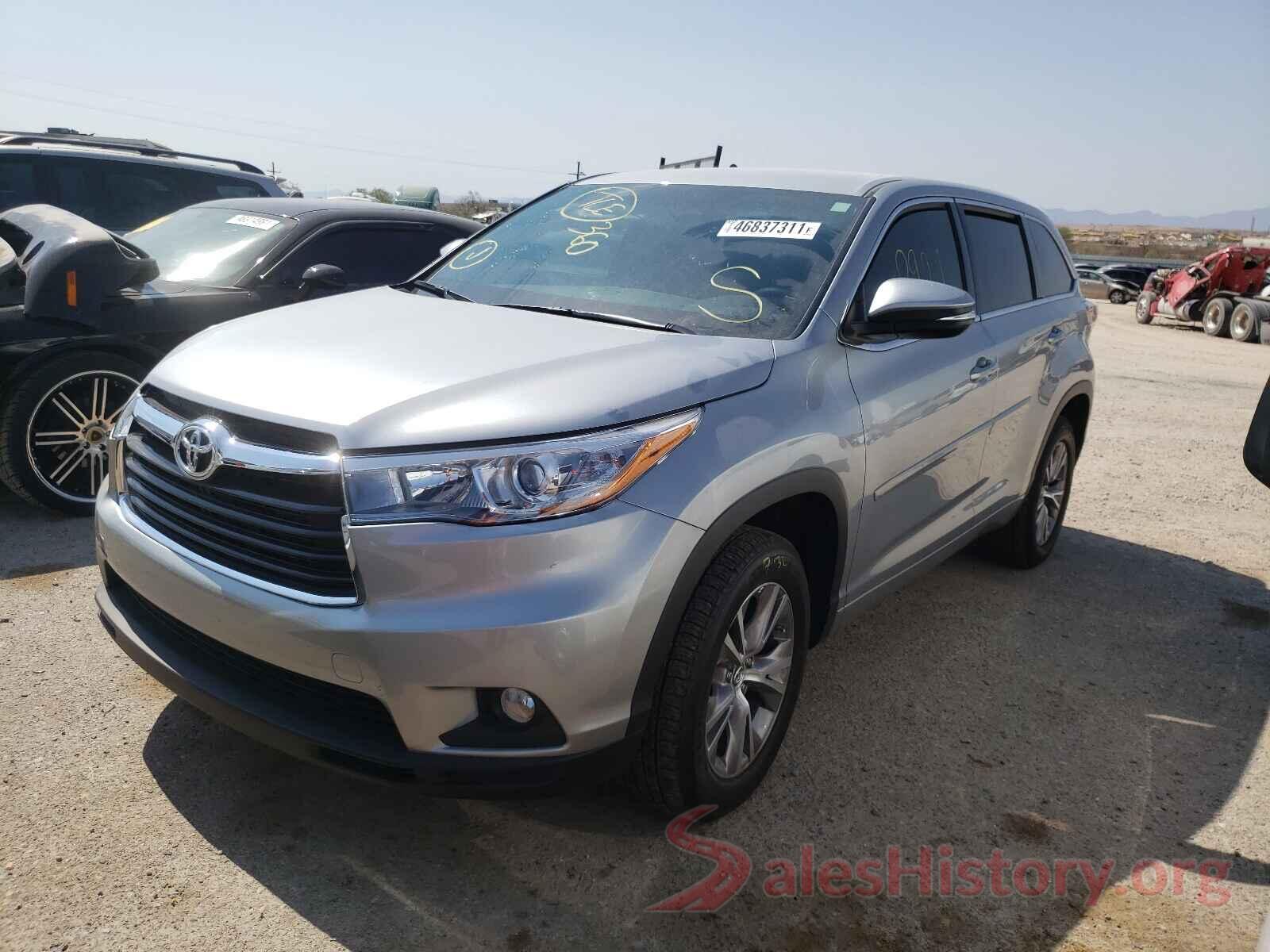 5TDZKRFH8GS153171 2016 TOYOTA HIGHLANDER