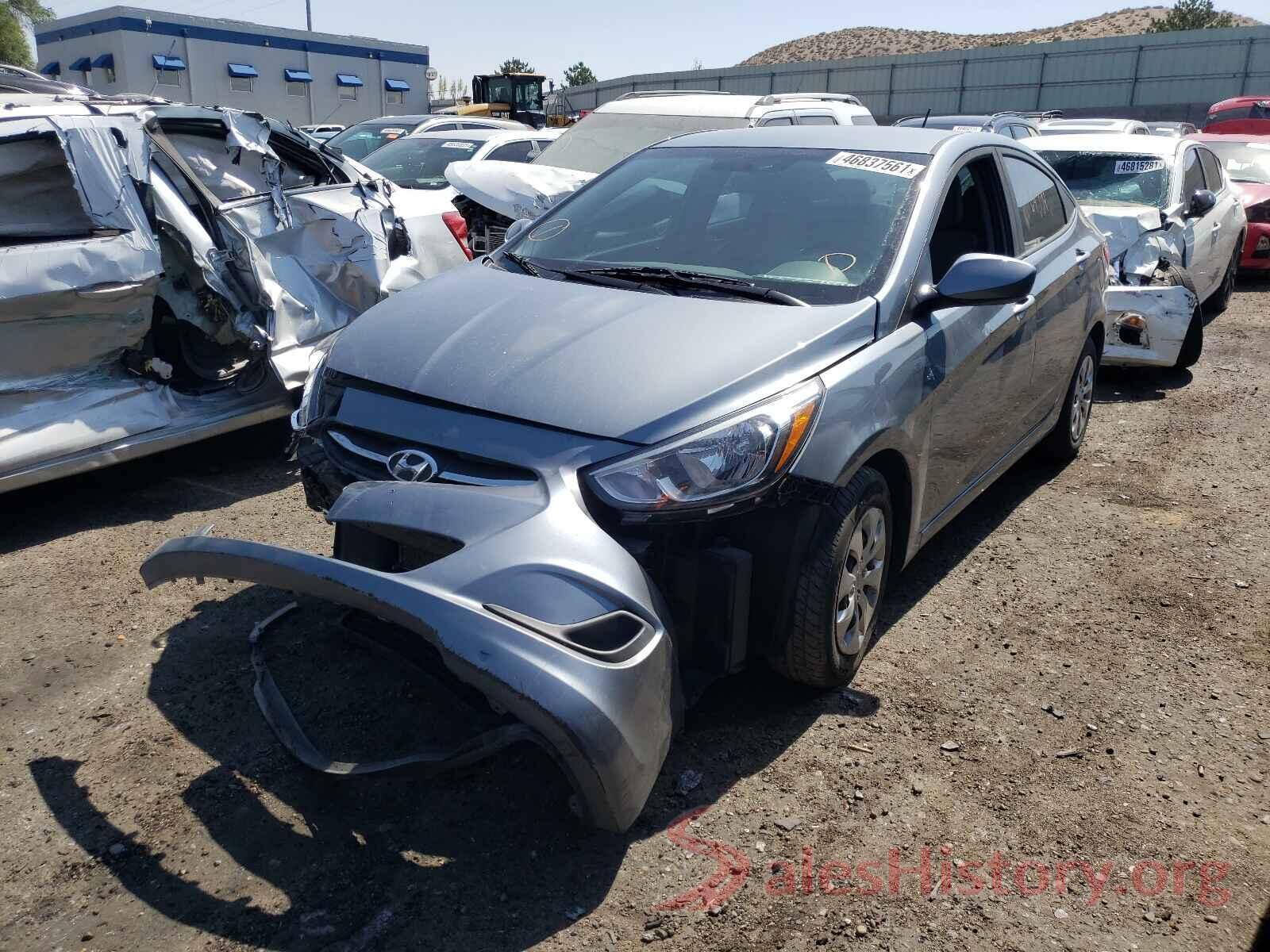 KMHCT4AE0HU356406 2017 HYUNDAI ACCENT