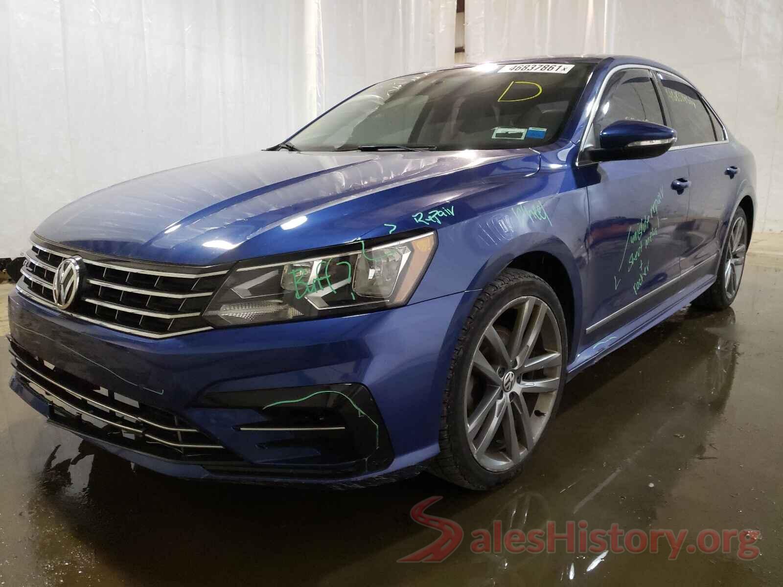 1VWAT7A35GC037709 2016 VOLKSWAGEN PASSAT