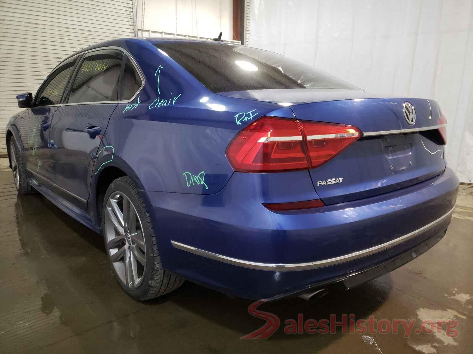 1VWAT7A35GC037709 2016 VOLKSWAGEN PASSAT