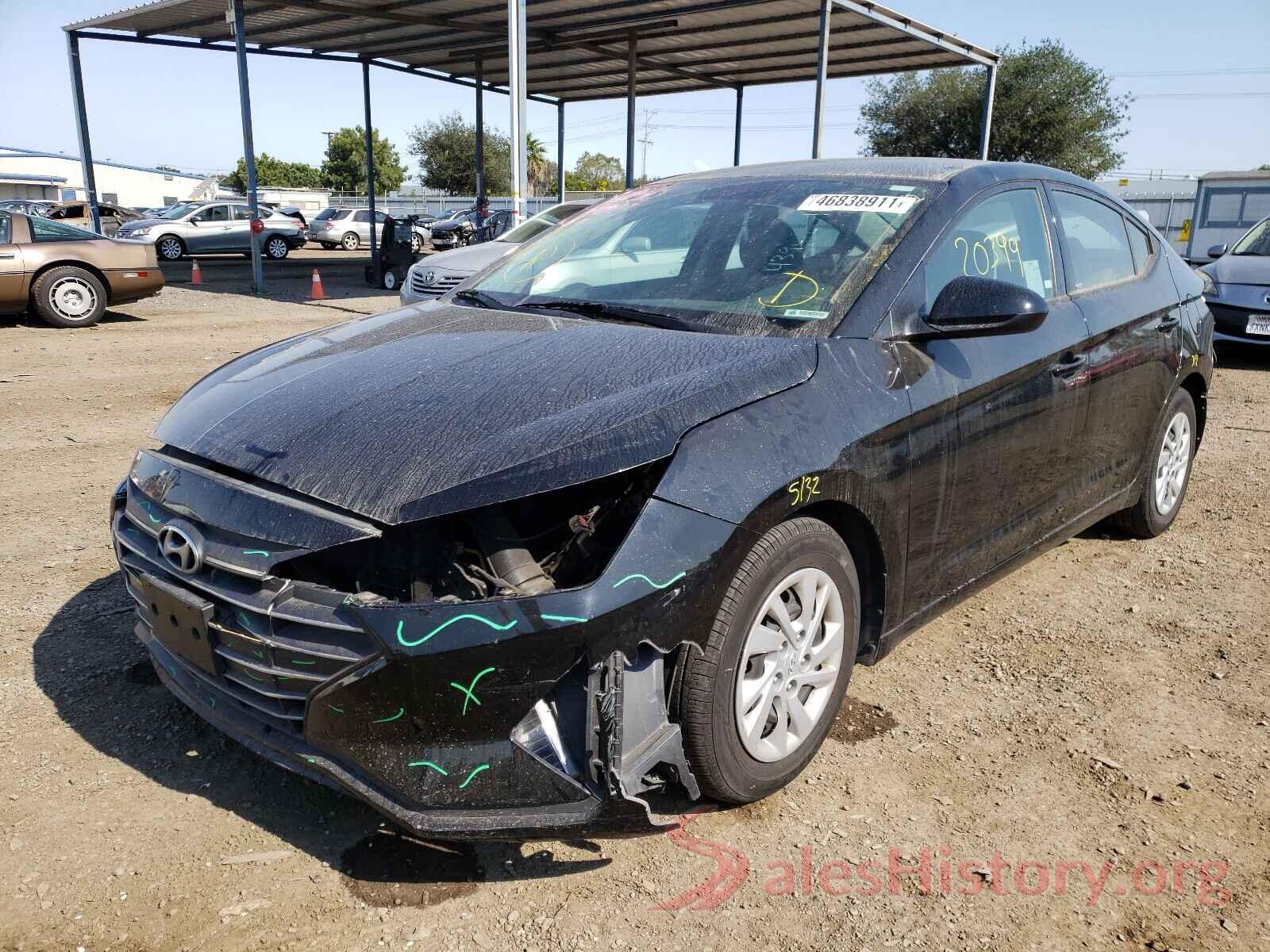 5NPD74LF5KH490588 2019 HYUNDAI ELANTRA