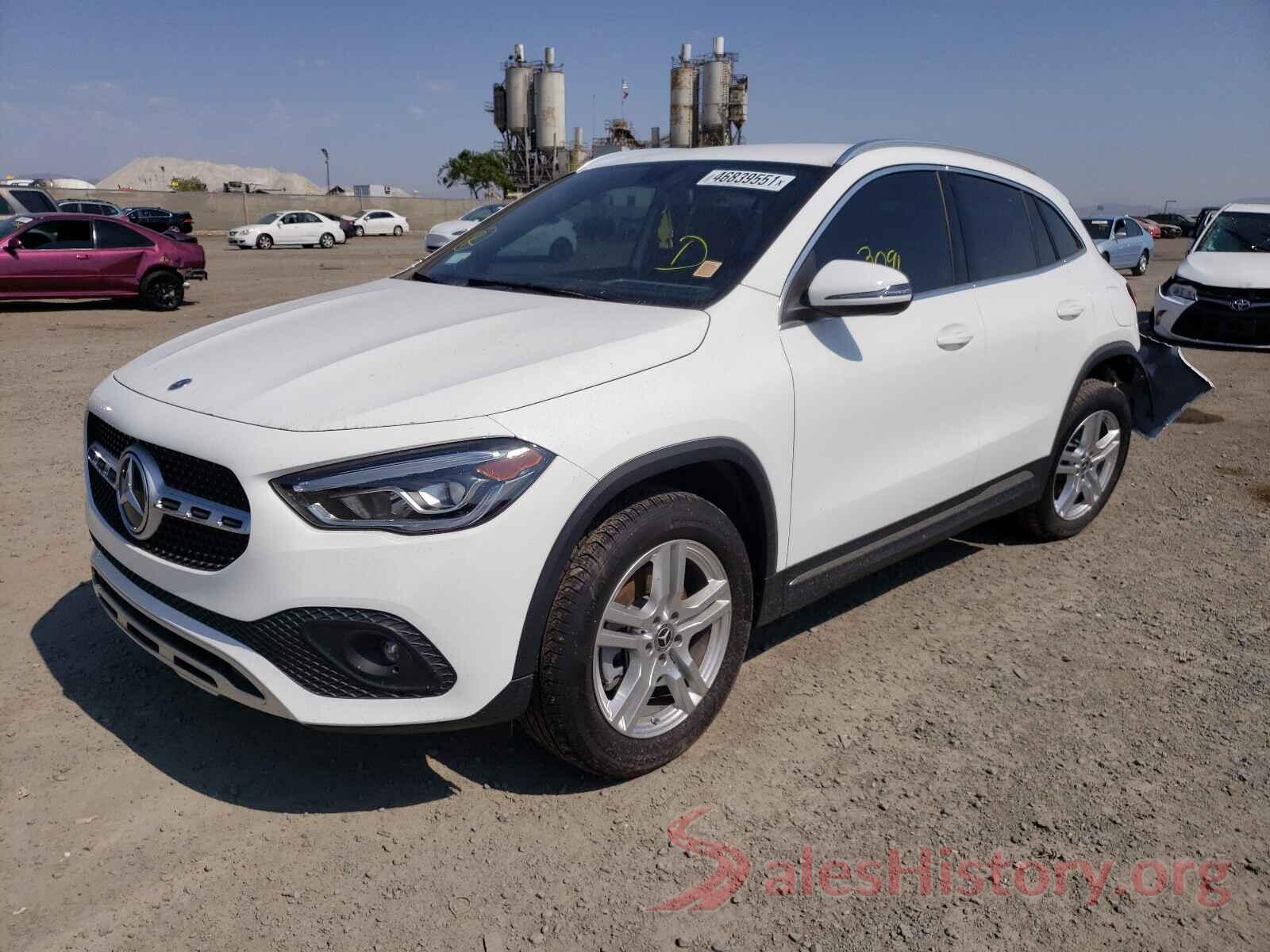 W1N4N4HB2MJ198704 2021 MERCEDES-BENZ GLA-CLASS