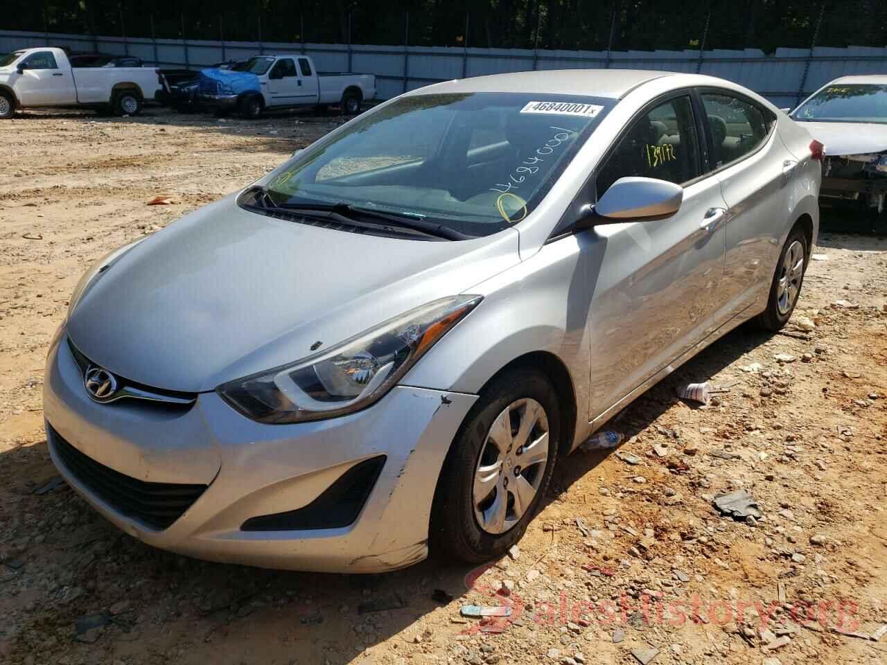 5NPDH4AE2GH665880 2016 HYUNDAI ELANTRA