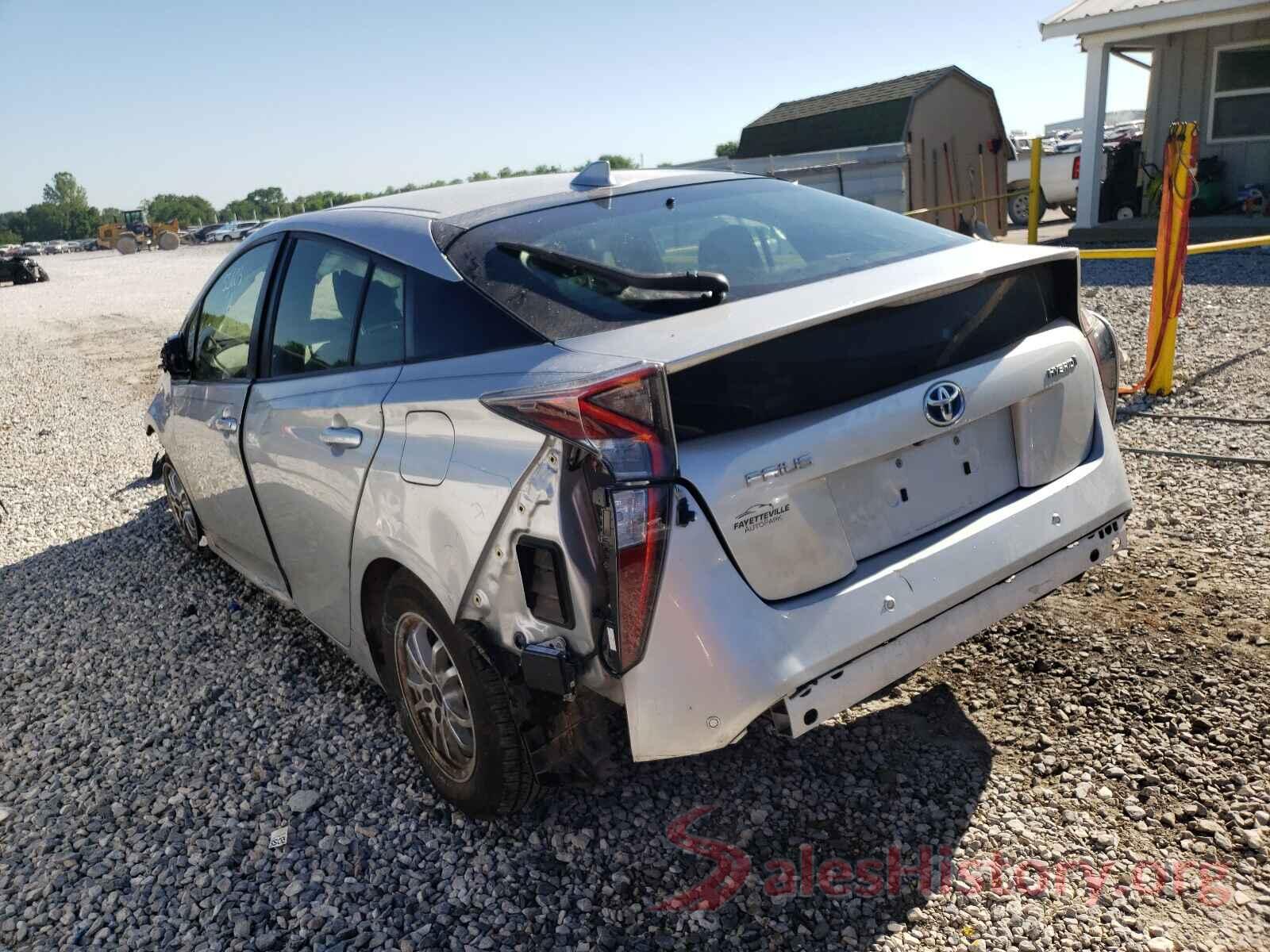 JTDKBRFU8H3045392 2017 TOYOTA PRIUS