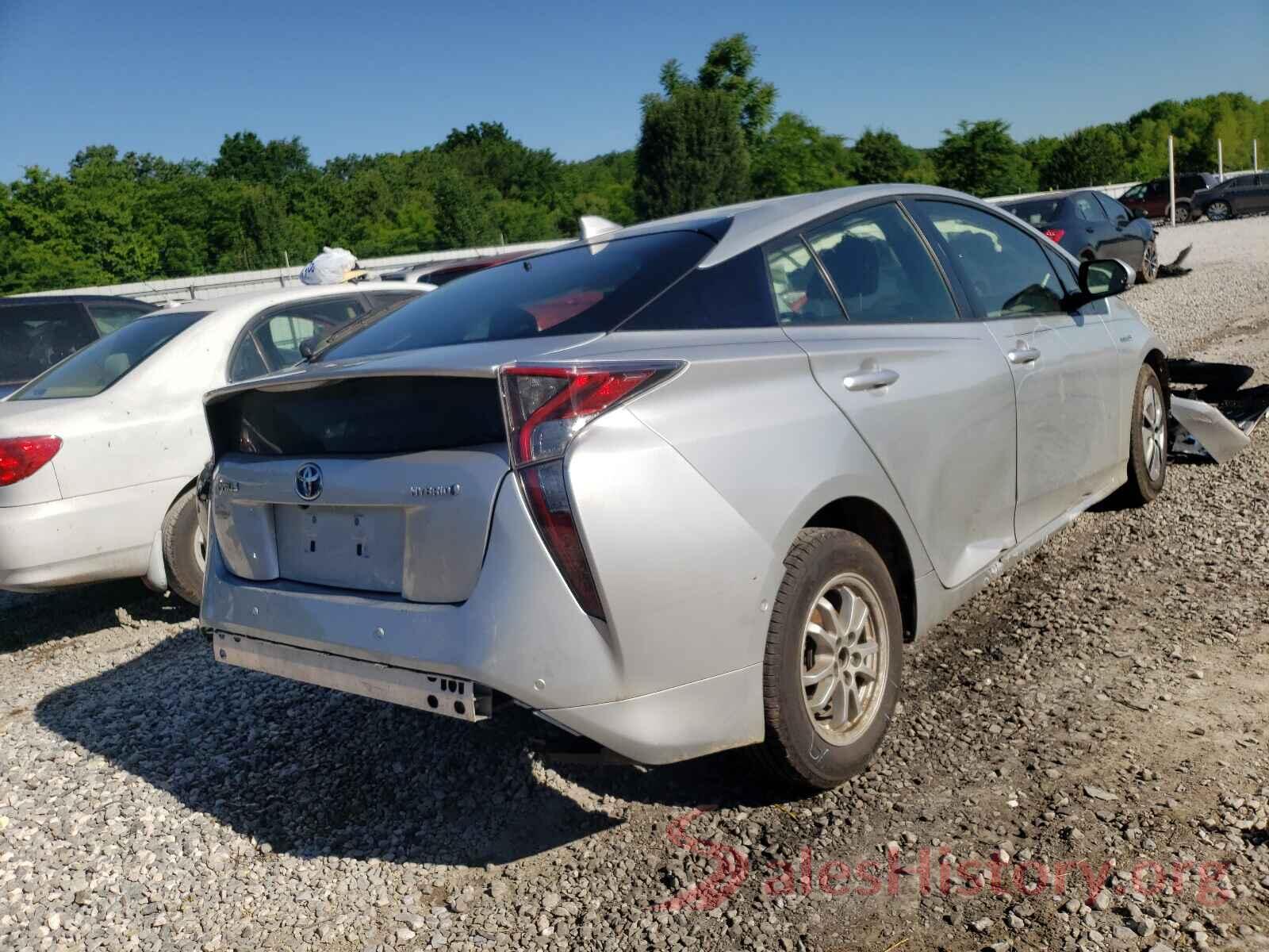 JTDKBRFU8H3045392 2017 TOYOTA PRIUS