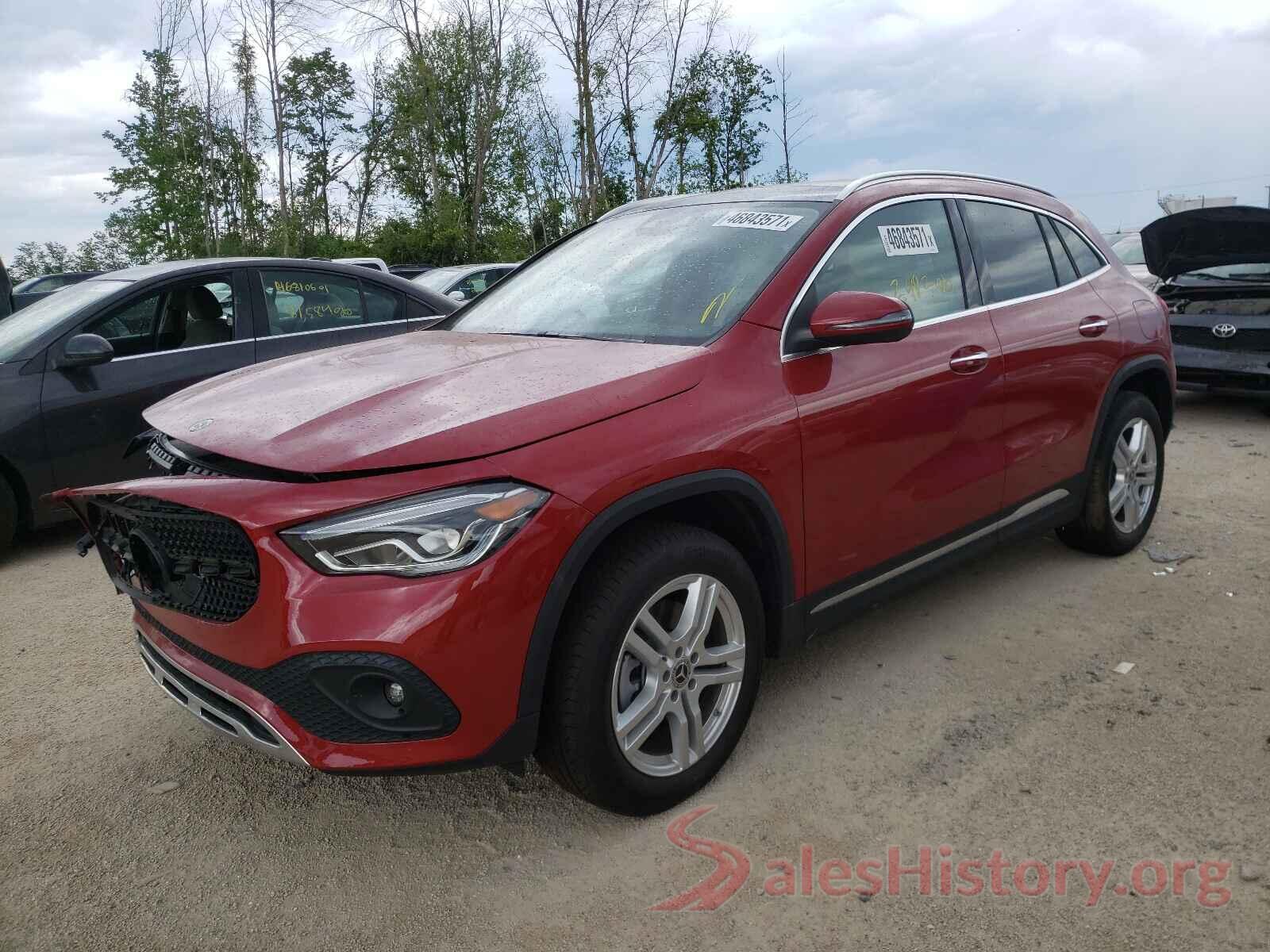 W1N4N4HB2MJ216697 2021 MERCEDES-BENZ GLA-CLASS