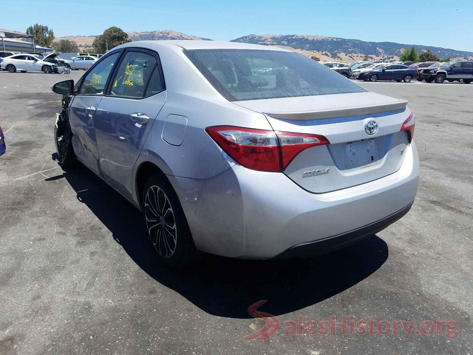 5YFBURHE1GP428404 2016 TOYOTA COROLLA