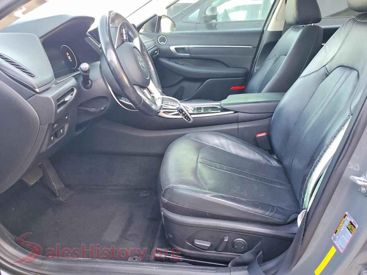 2021 HYUNDAI SONATA VIN 5NPEH4J27MH110297, engine bay
