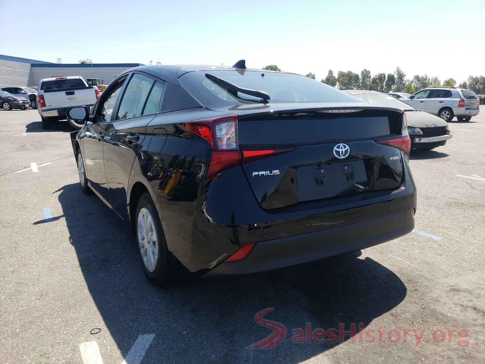 JTDKARFU9K3077732 2019 TOYOTA PRIUS