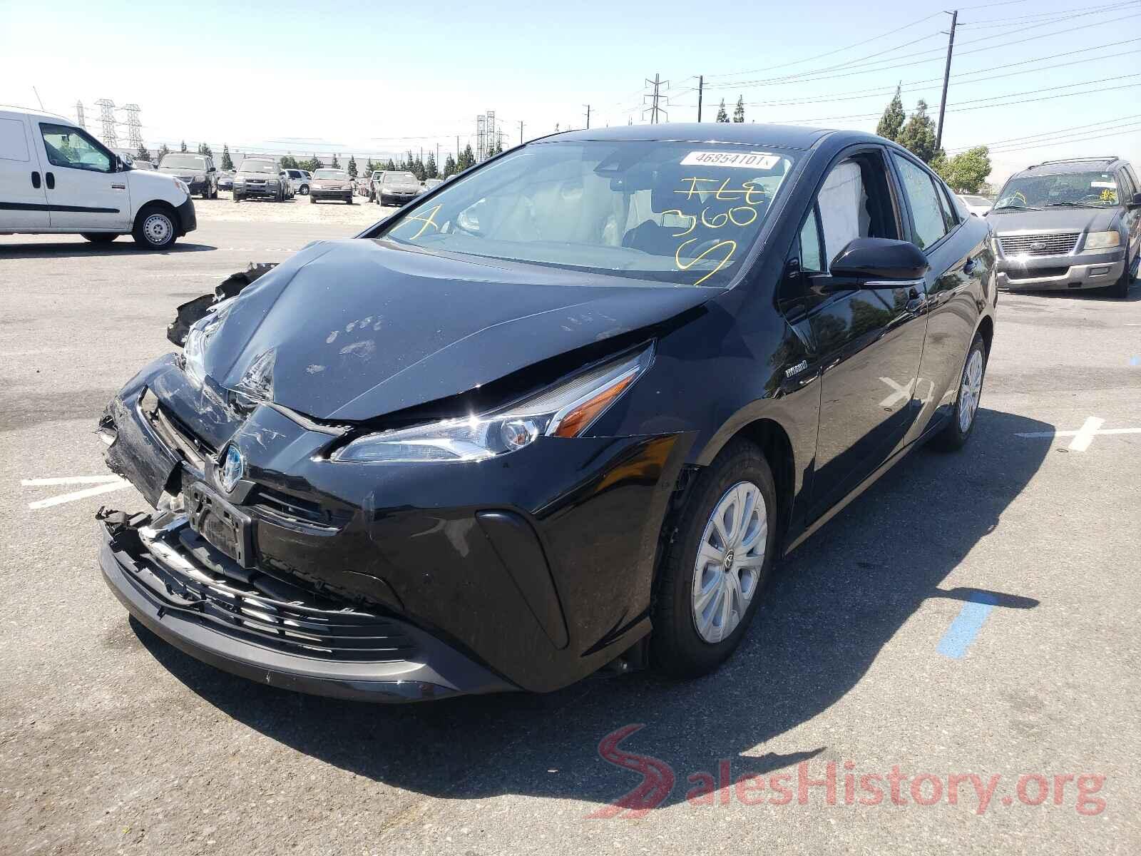 JTDKARFU9K3077732 2019 TOYOTA PRIUS