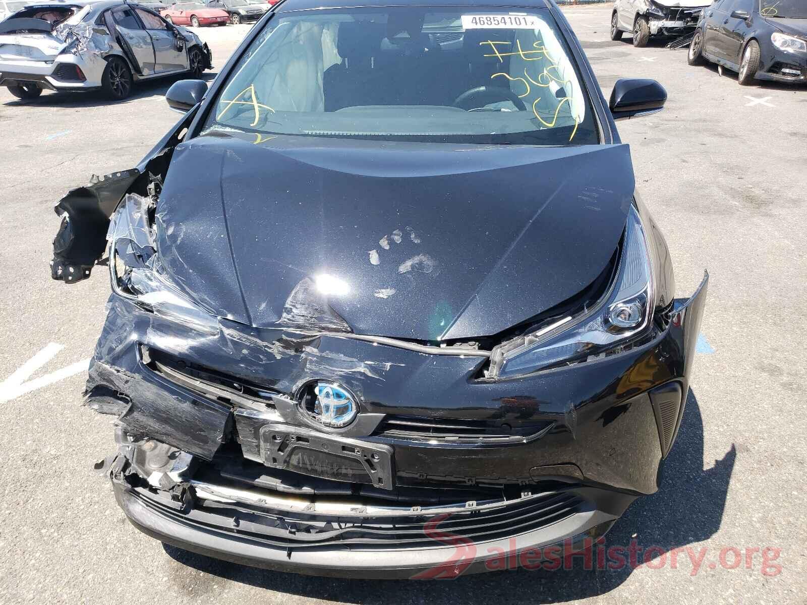 JTDKARFU9K3077732 2019 TOYOTA PRIUS