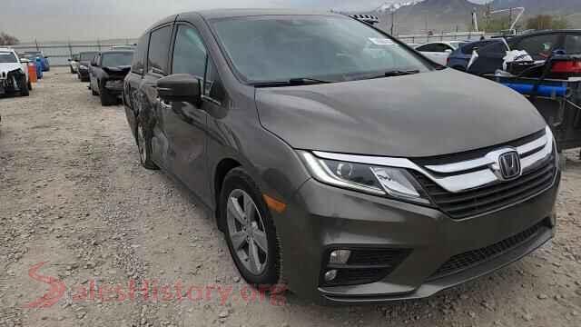 2019 HONDA ODYSSEY VIN 5FNRL6H70KB099247, damage close-up