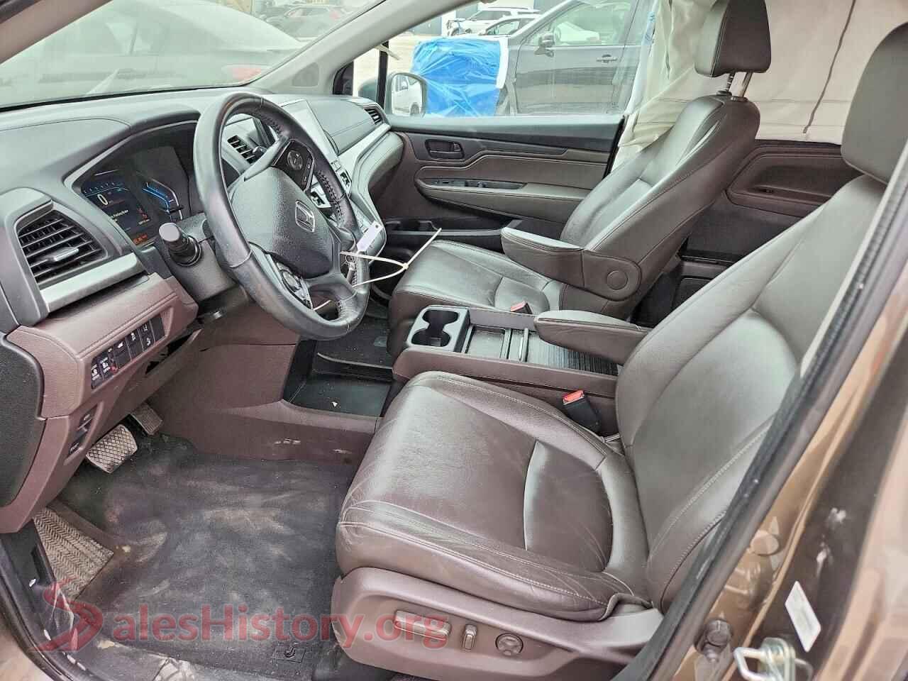 2019 HONDA ODYSSEY VIN 5FNRL6H70KB099247, engine bay