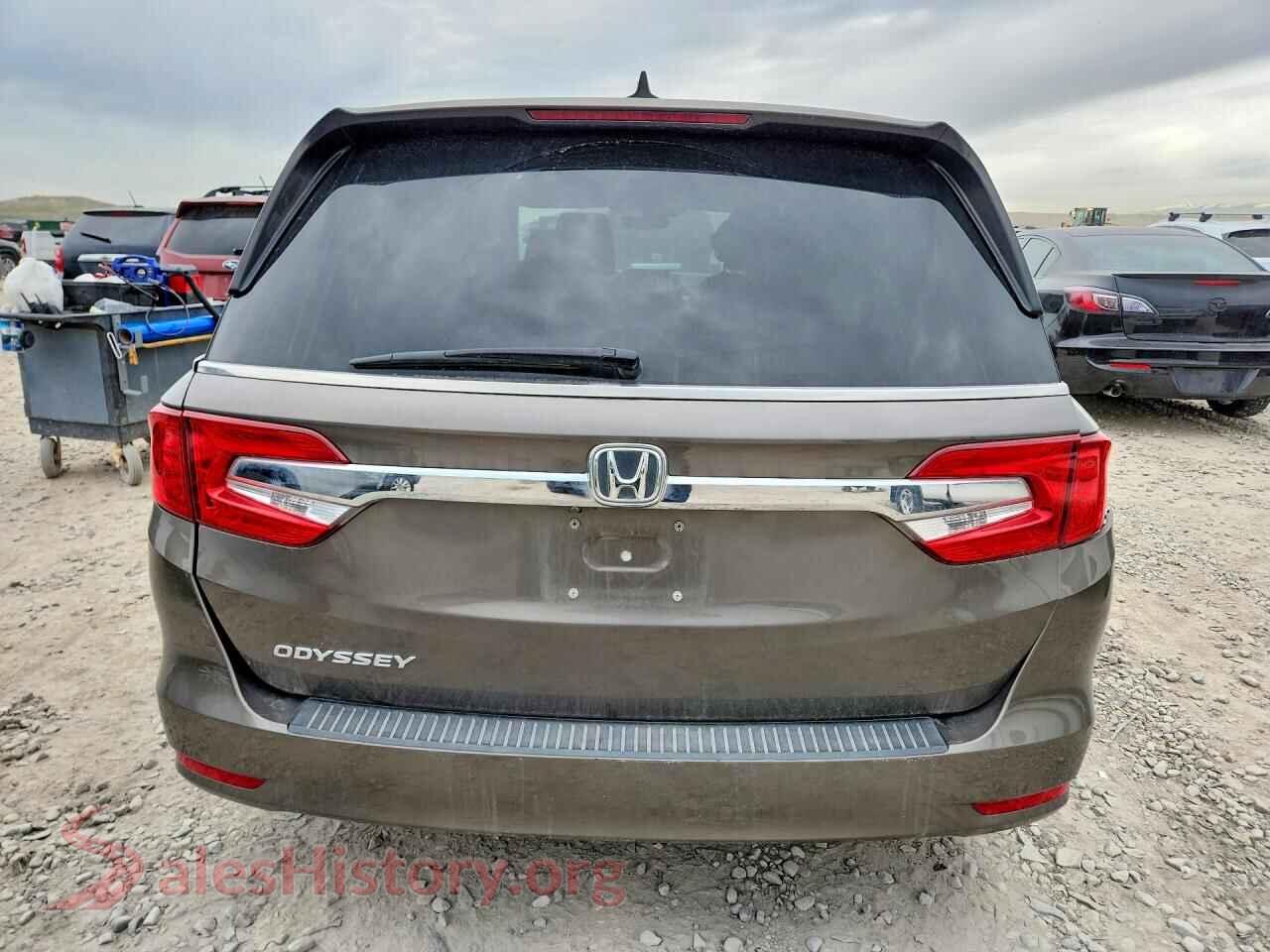 2019 HONDA ODYSSEY VIN 5FNRL6H70KB099247, left side view