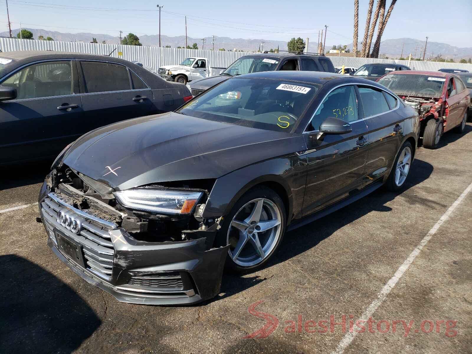 WAUDNCF57JA134374 2018 AUDI A5