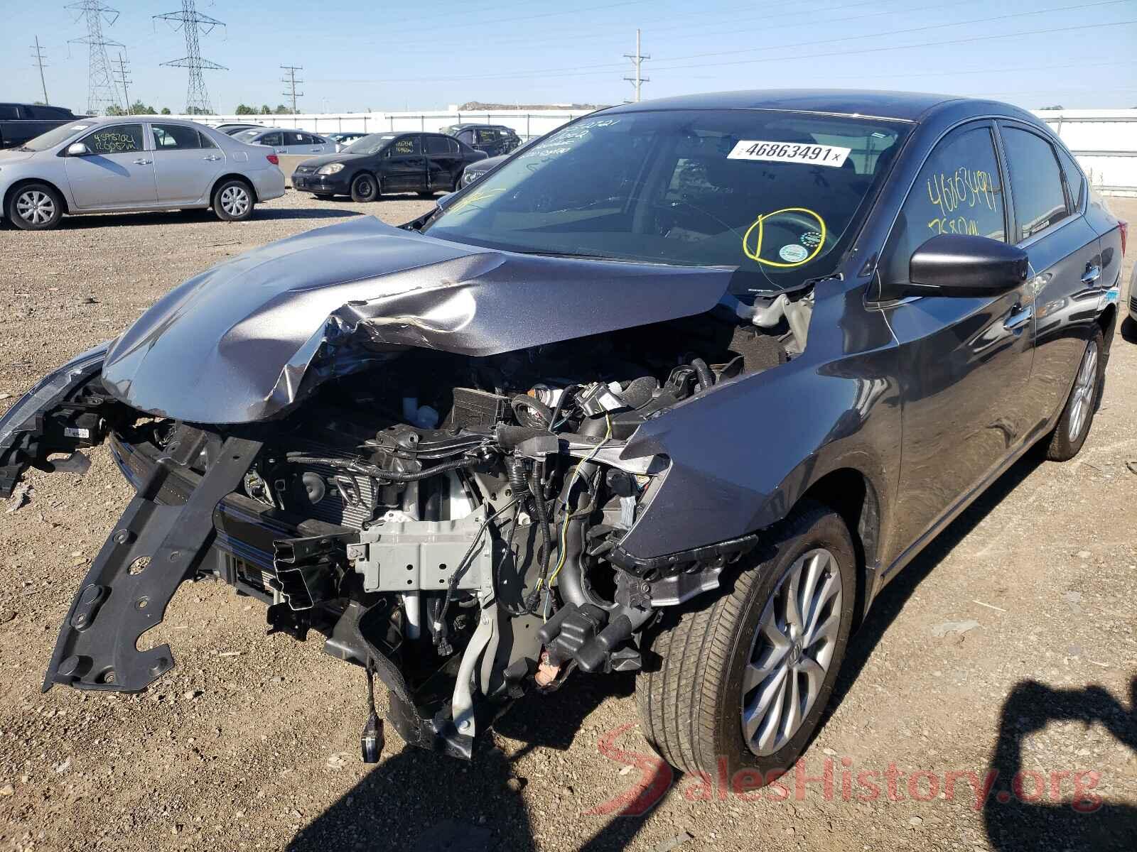 3N1AB7AP6KY378256 2019 NISSAN SENTRA