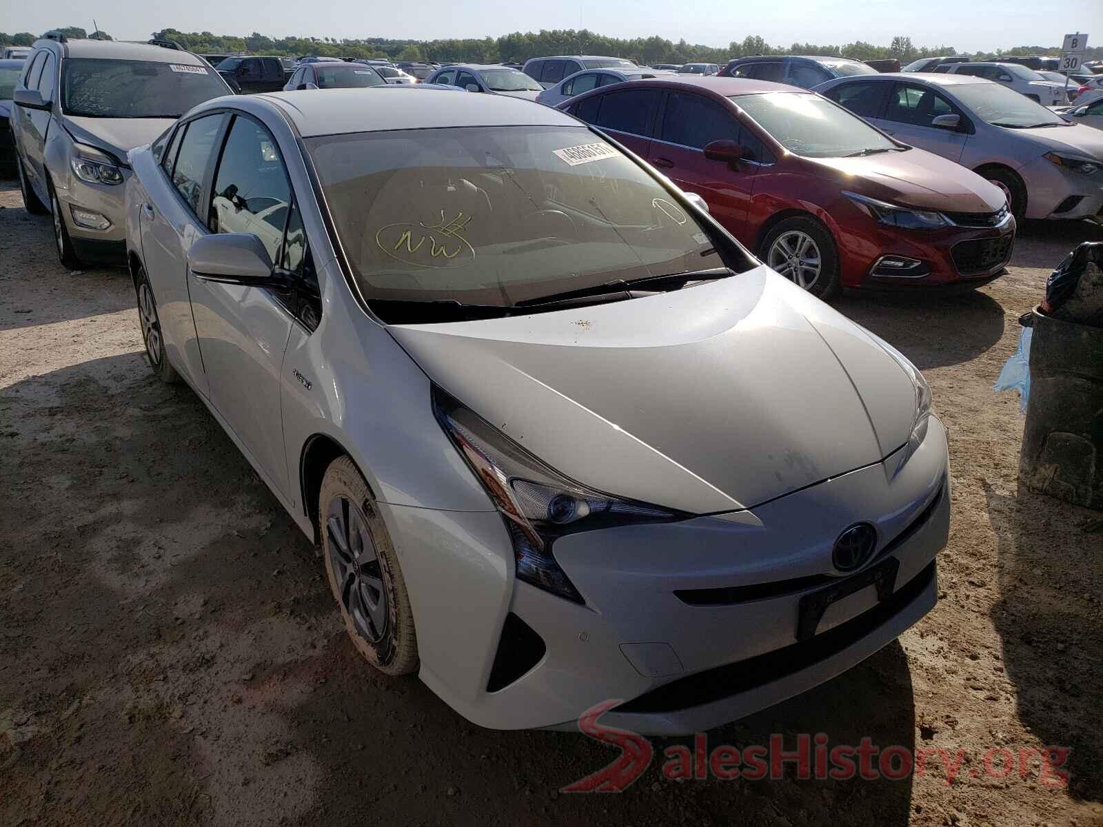 JTDKBRFU1H3043872 2017 TOYOTA PRIUS