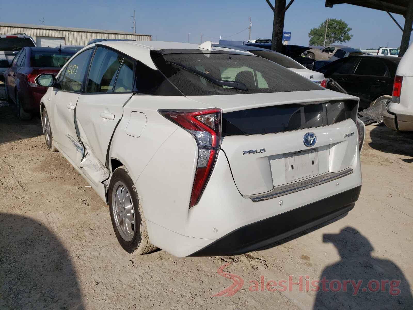 JTDKBRFU1H3043872 2017 TOYOTA PRIUS