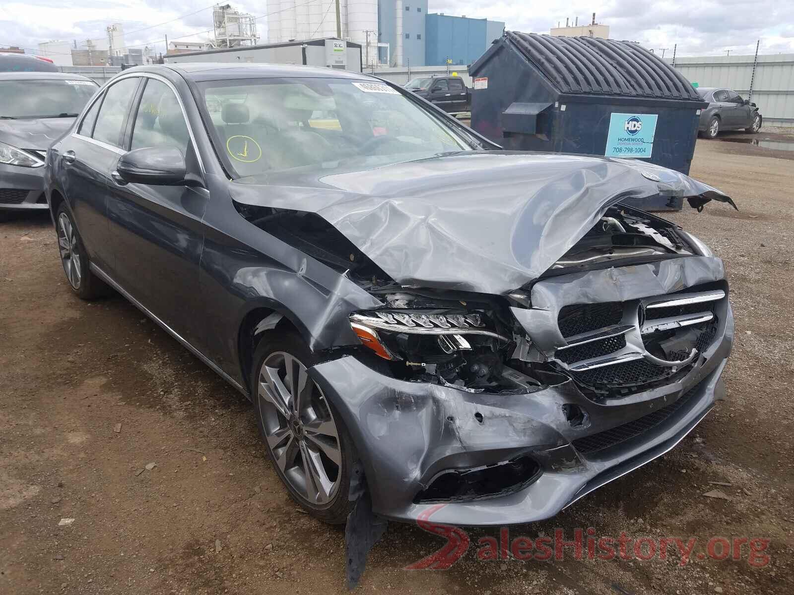 WDDWF4KB3JR356766 2018 MERCEDES-BENZ C CLASS