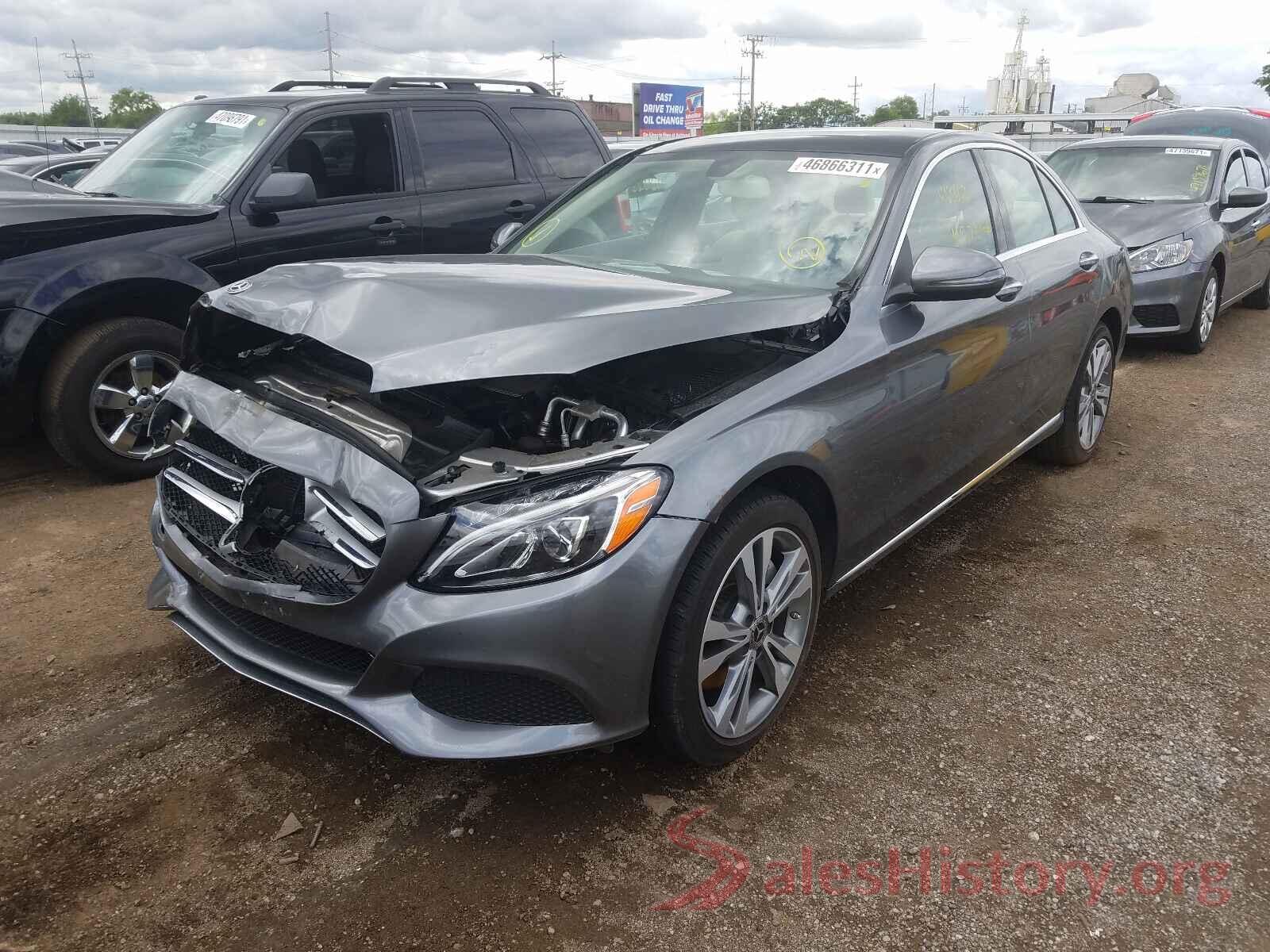 WDDWF4KB3JR356766 2018 MERCEDES-BENZ C CLASS