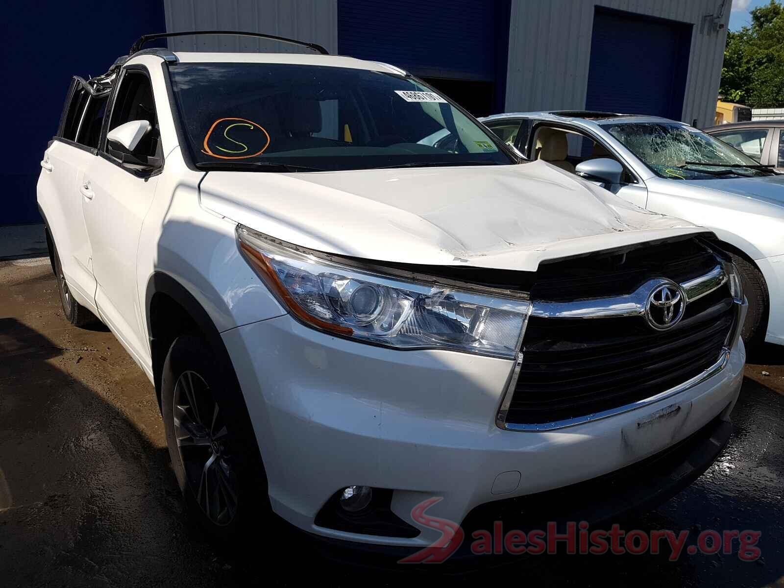 5TDJKRFH3GS294596 2016 TOYOTA HIGHLANDER