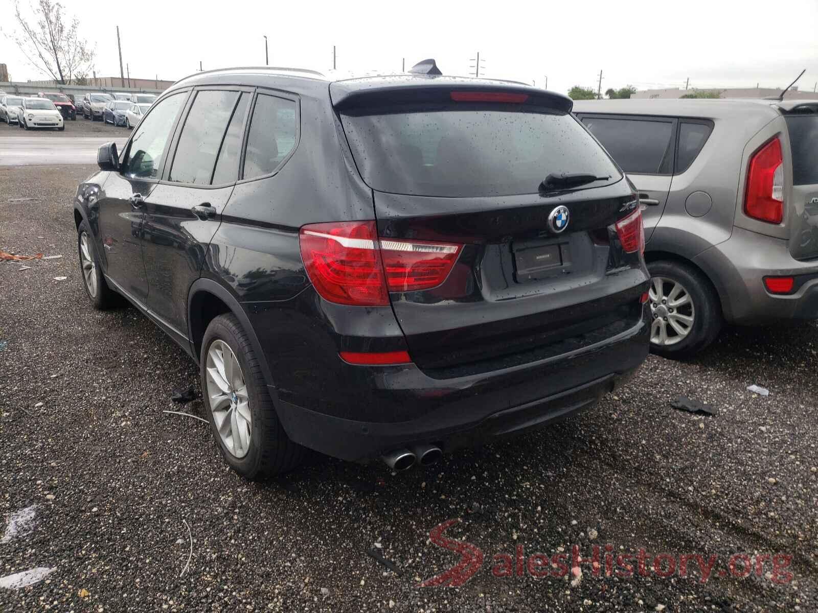 5UXWZ7C34H0X42717 2017 BMW X3