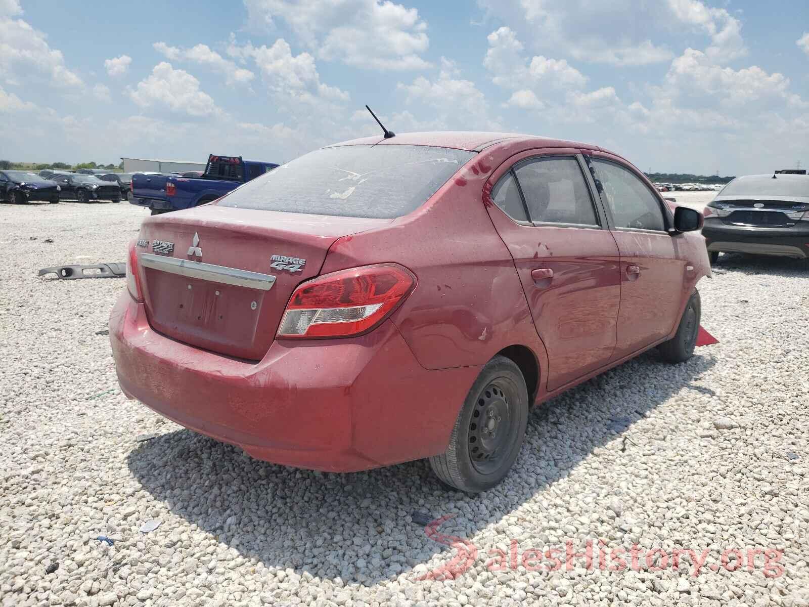 ML32F3FJ4HHF12095 2017 MITSUBISHI MIRAGE