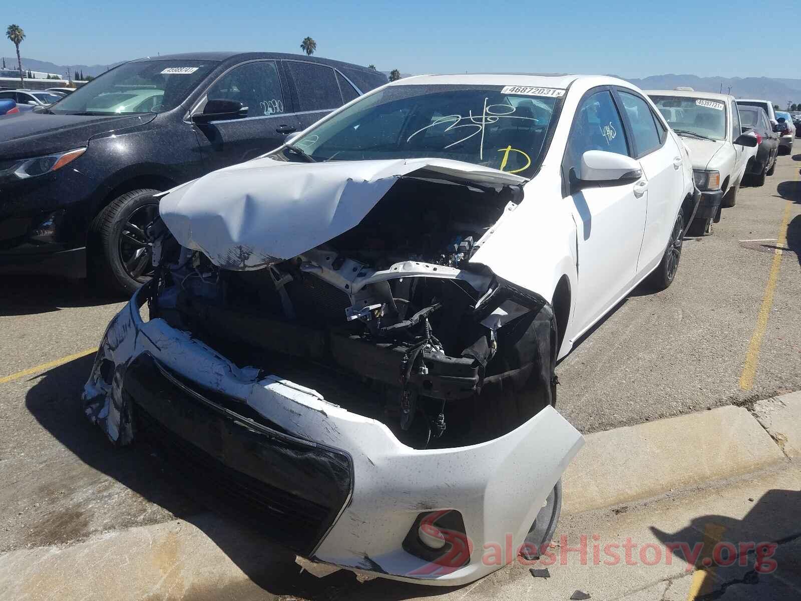 5YFBURHE4GP383071 2016 TOYOTA COROLLA