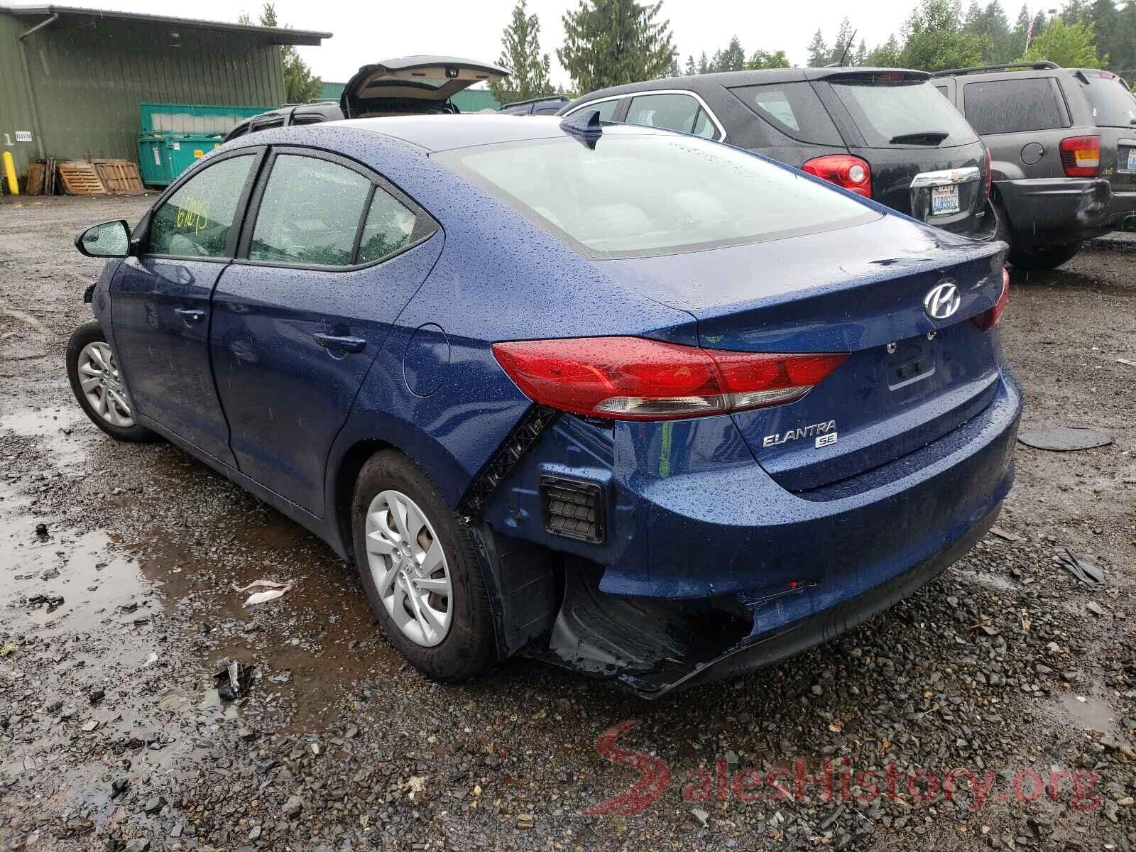 5NPD74LF6HH190289 2017 HYUNDAI ELANTRA