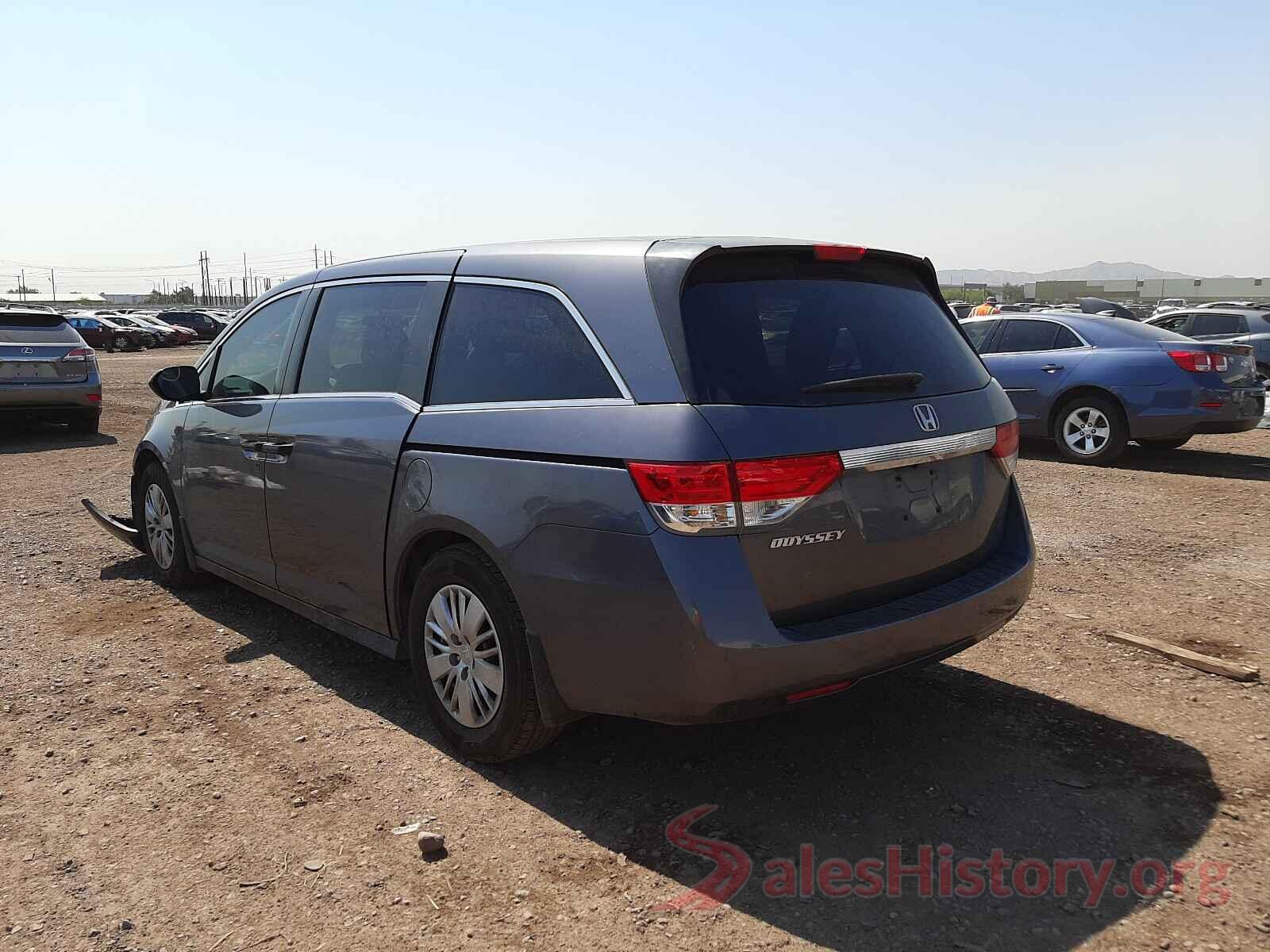 5FNRL5H20GB058848 2016 HONDA ODYSSEY