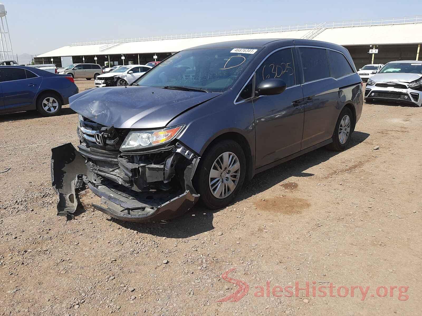 5FNRL5H20GB058848 2016 HONDA ODYSSEY