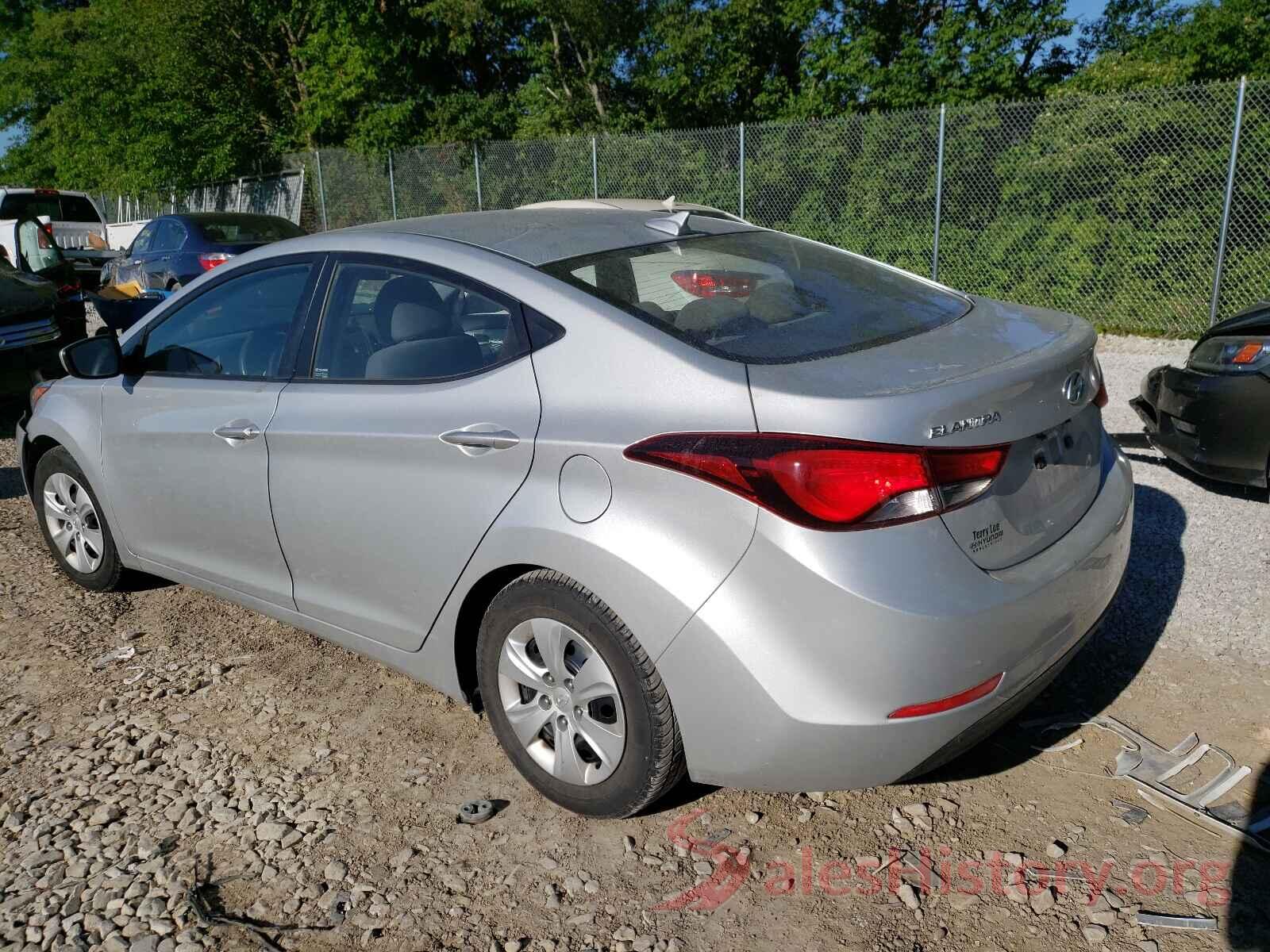 5NPDH4AE6GH703403 2016 HYUNDAI ELANTRA