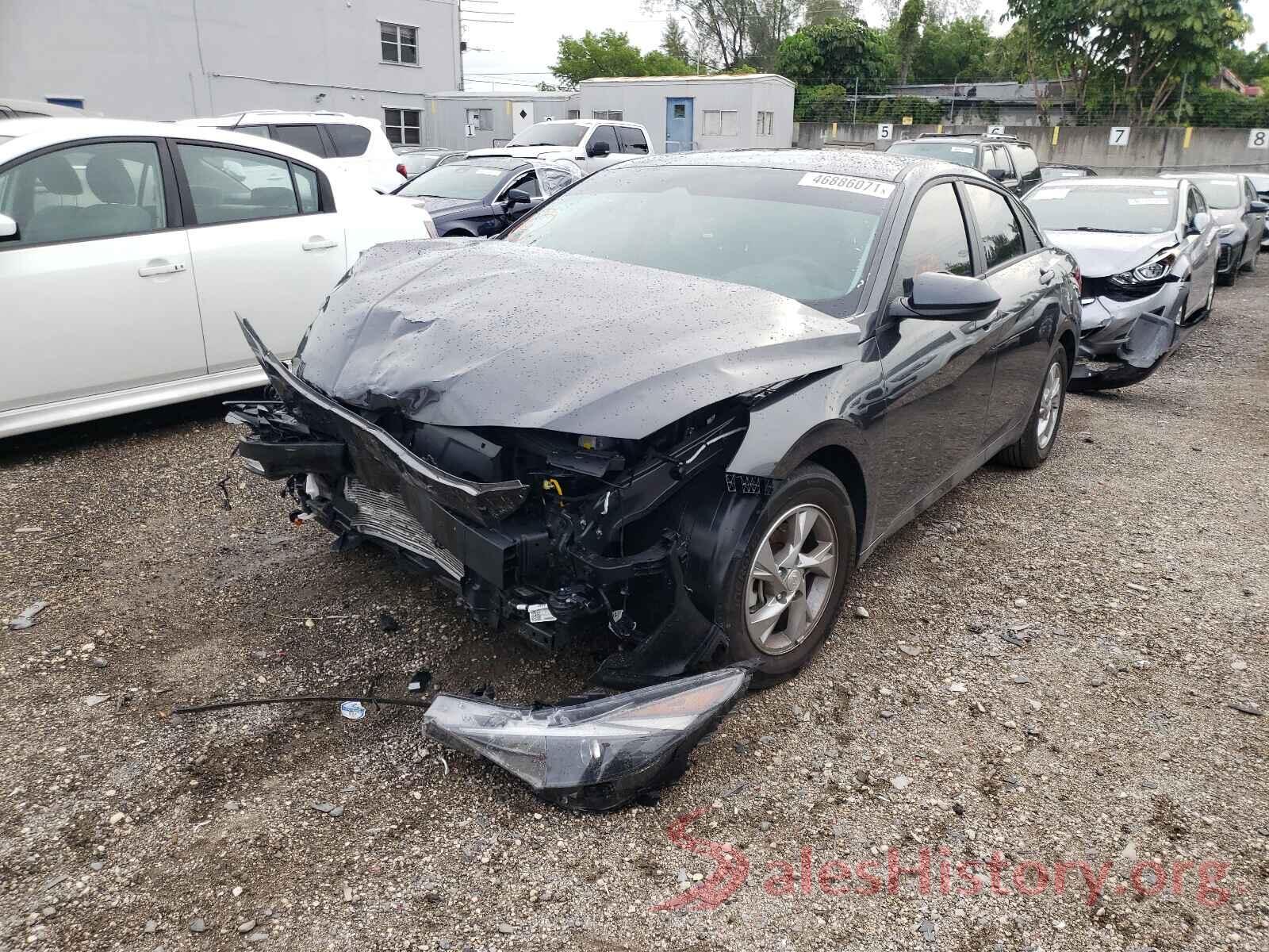 5NPLL4AG4MH015083 2021 HYUNDAI ELANTRA