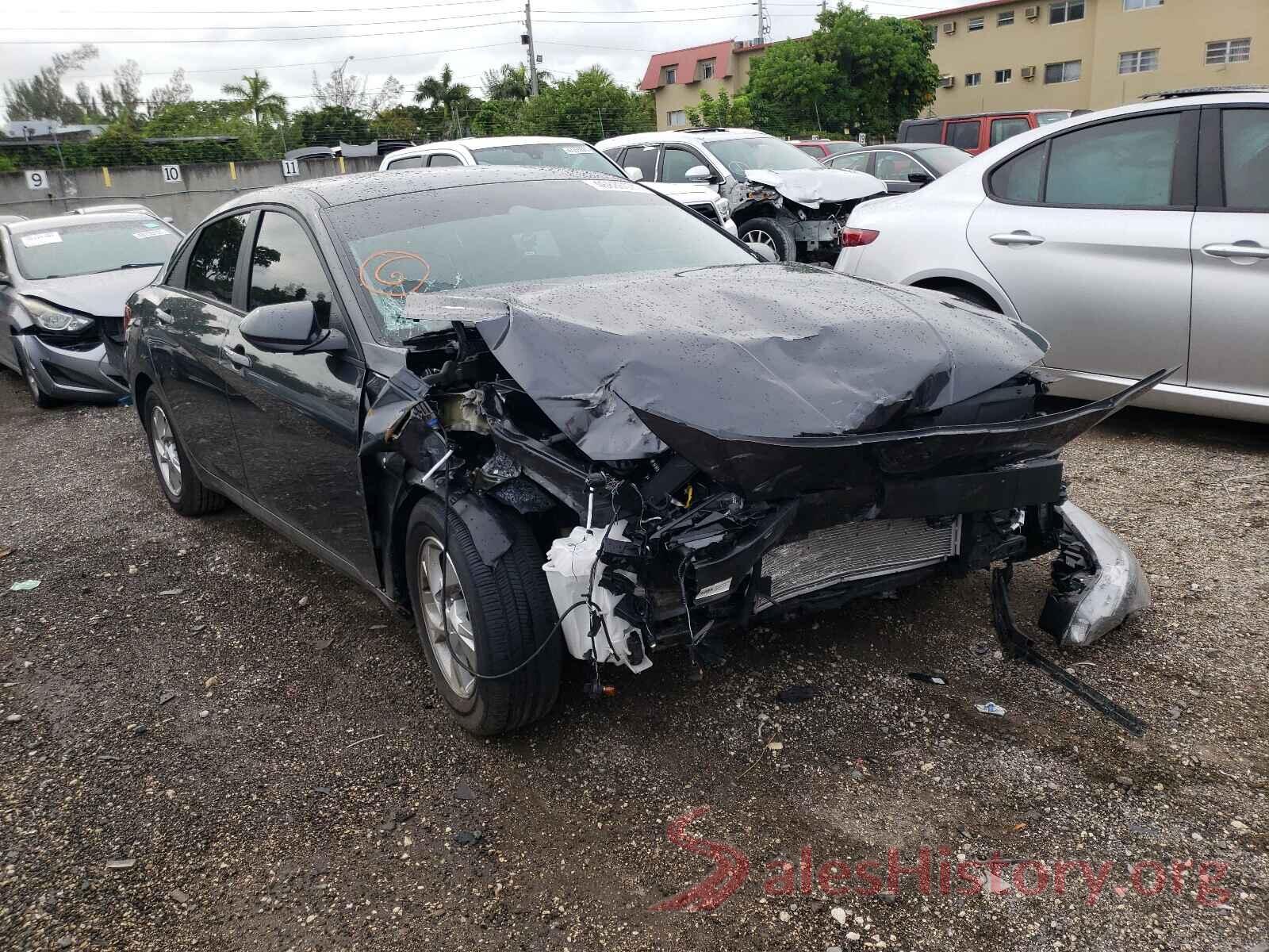 5NPLL4AG4MH015083 2021 HYUNDAI ELANTRA