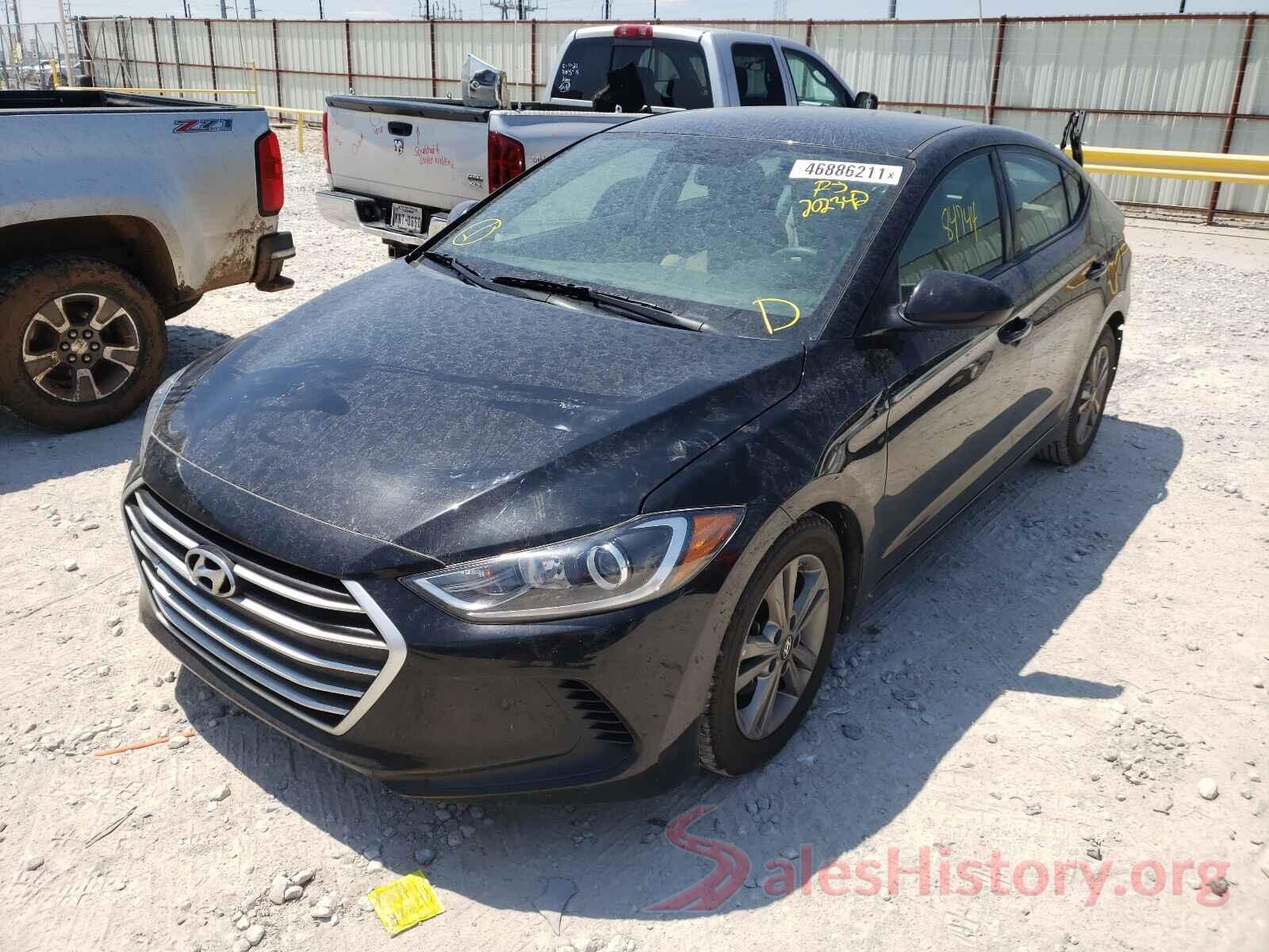 5NPD84LF6HH202342 2017 HYUNDAI ELANTRA