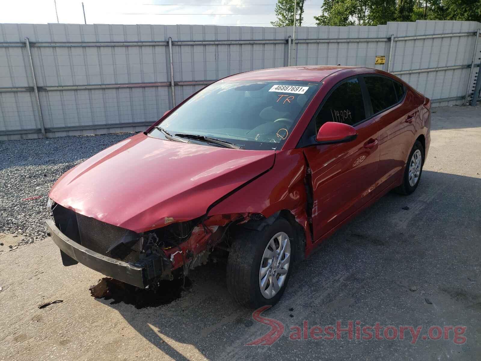 KMHD74LF2HU397649 2017 HYUNDAI ELANTRA