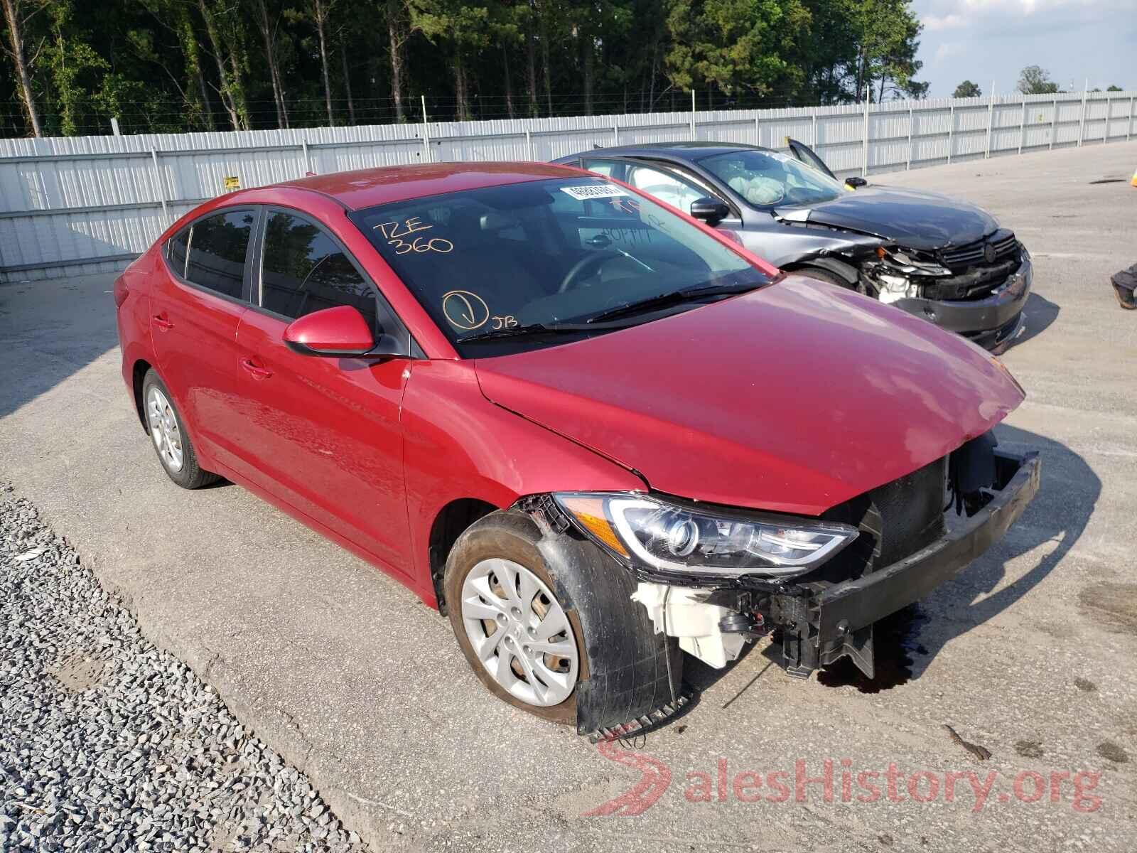 KMHD74LF2HU397649 2017 HYUNDAI ELANTRA