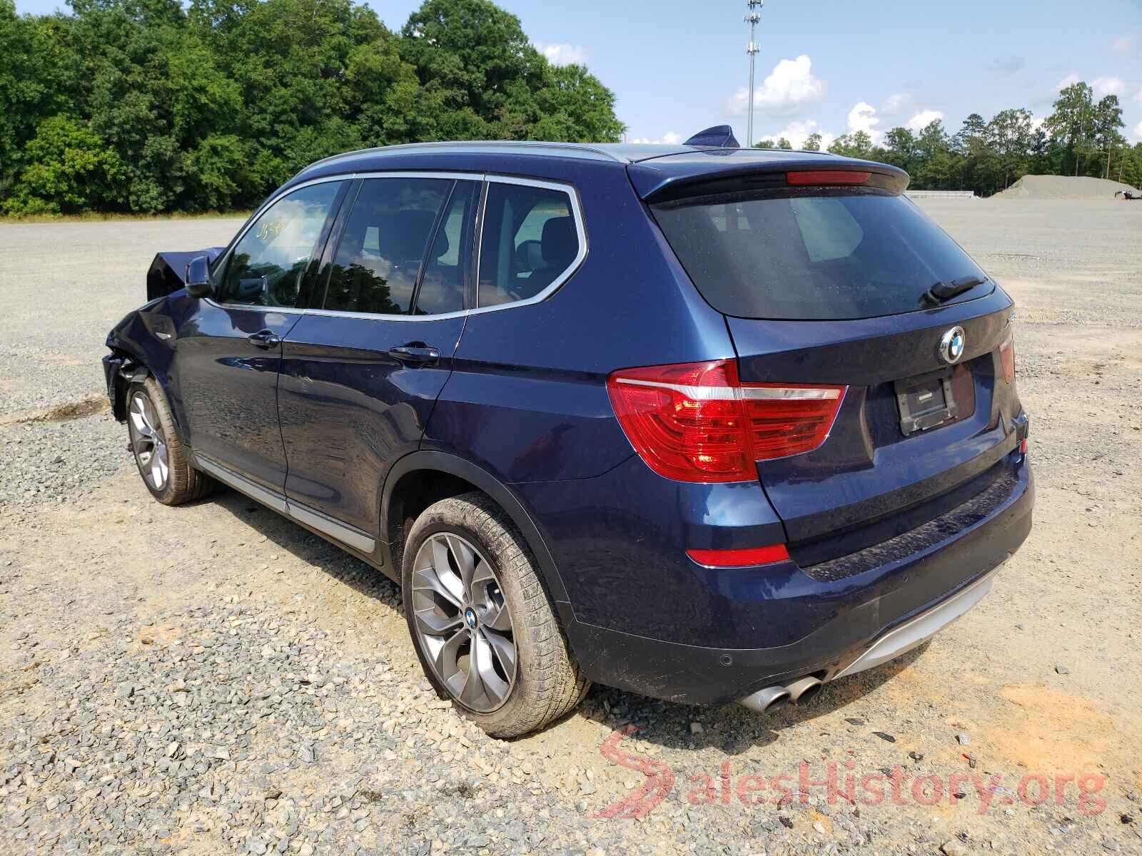 5UXWX9C53H0T06329 2017 BMW X3