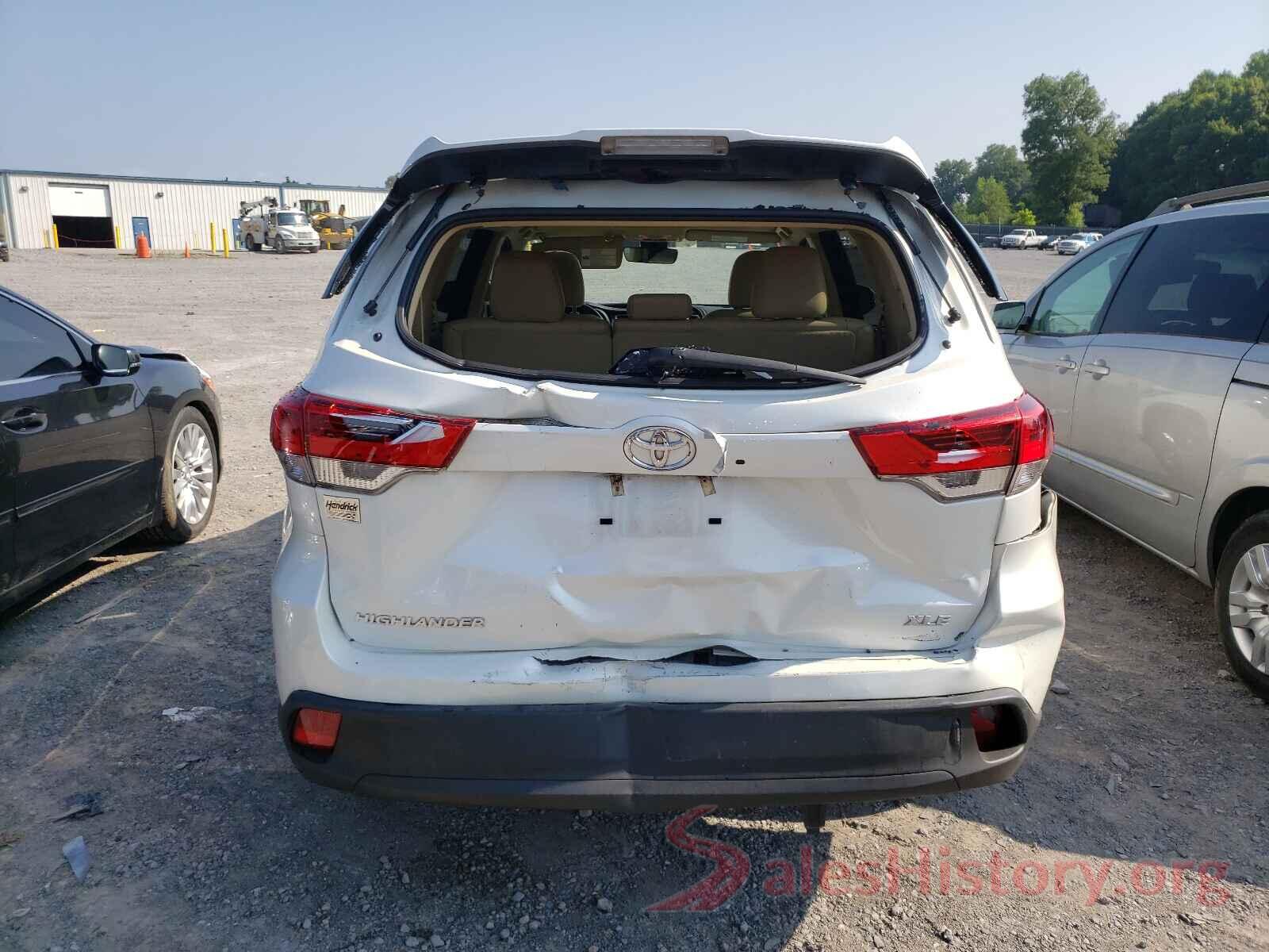 5TDKZRFH1HS525626 2017 TOYOTA HIGHLANDER