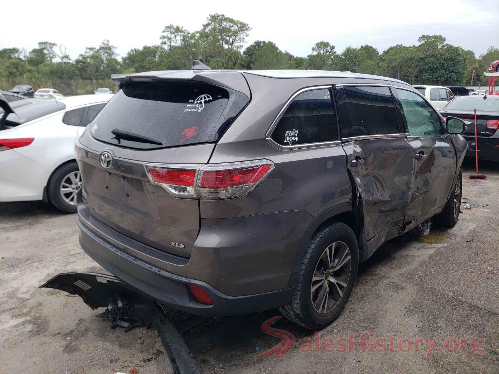 5TDKKRFH3GS156058 2016 TOYOTA HIGHLANDER