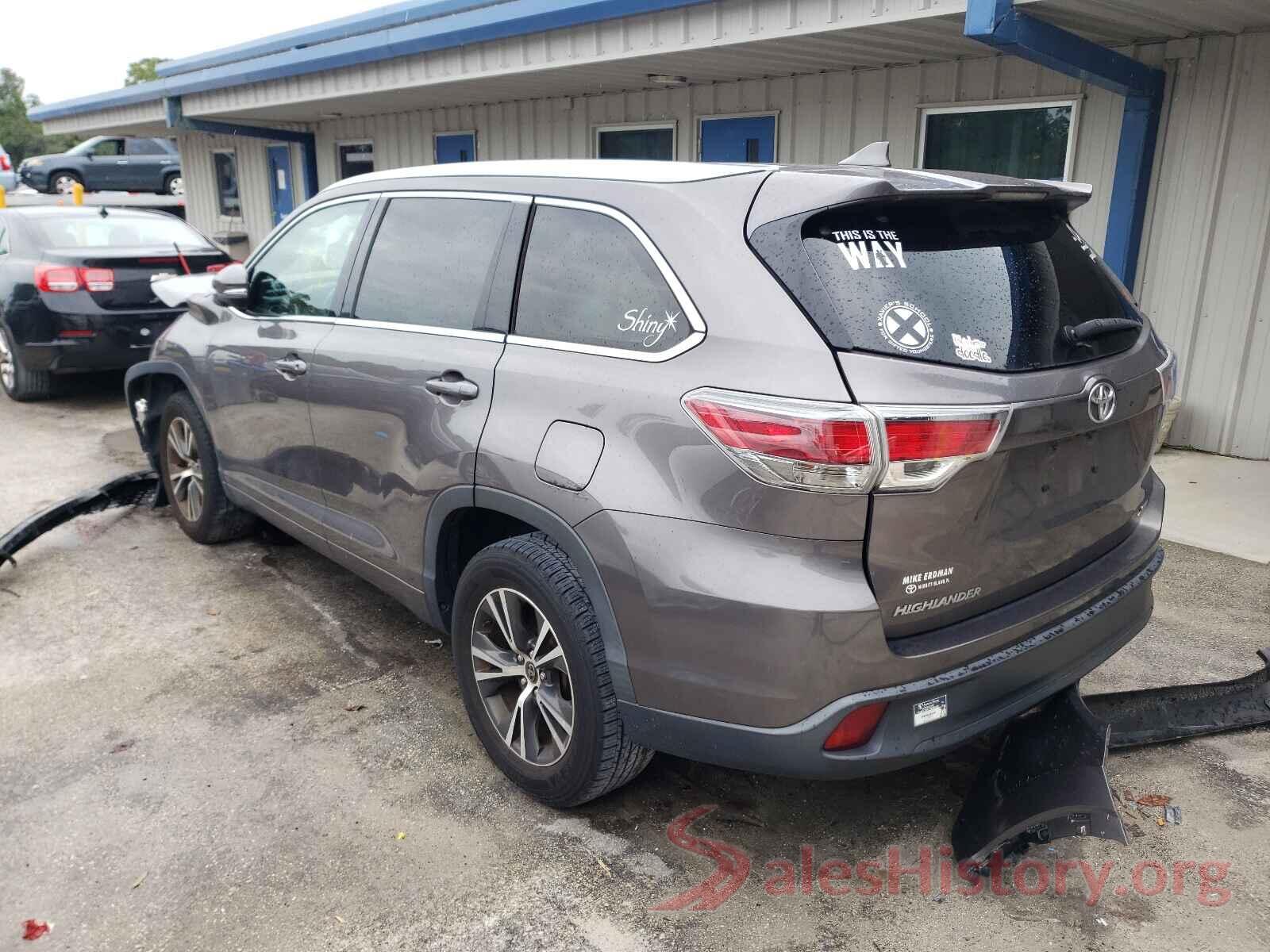 5TDKKRFH3GS156058 2016 TOYOTA HIGHLANDER