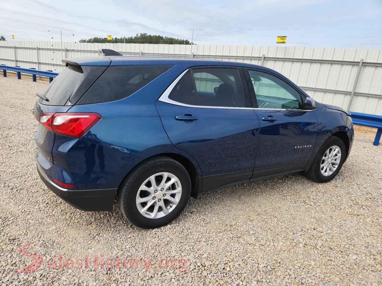 2020 CHEVROLET EQUINOX VIN 3GNAXJEVXLL280146, right side view
