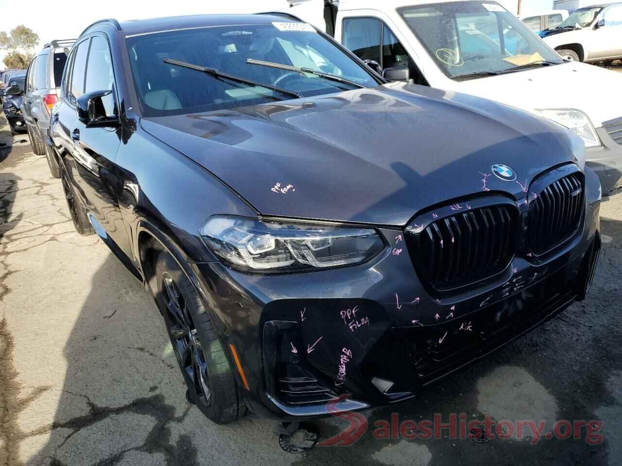 5UX83DP08N9M73752 2022 BMW X3