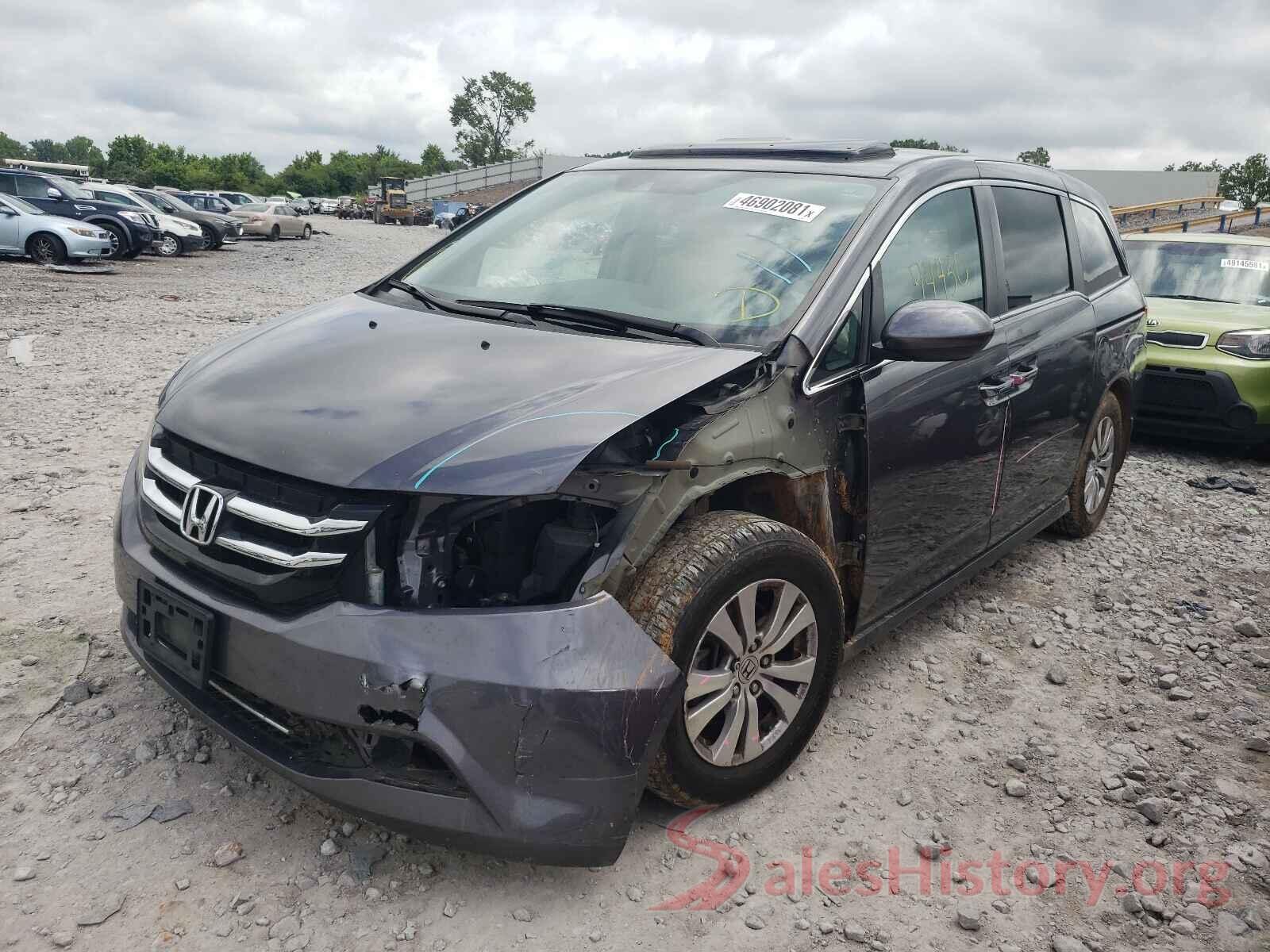 5FNRL5H67GB004448 2016 HONDA ODYSSEY