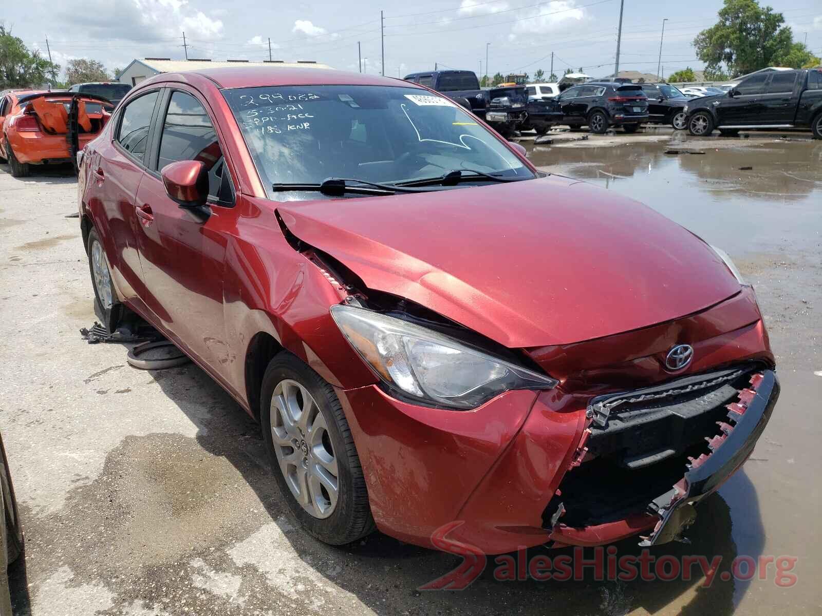 3MYDLBYV7HY171609 2017 TOYOTA YARIS