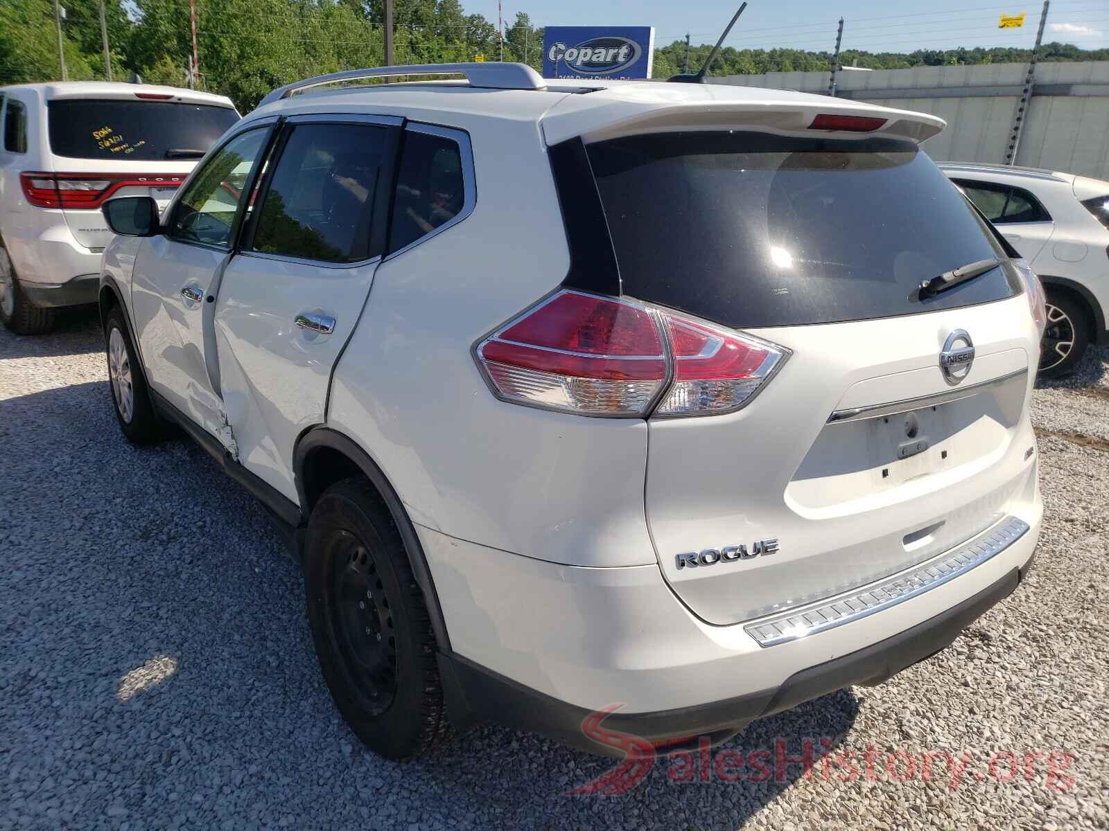 KNMAT2MV7GP633223 2016 NISSAN ROGUE