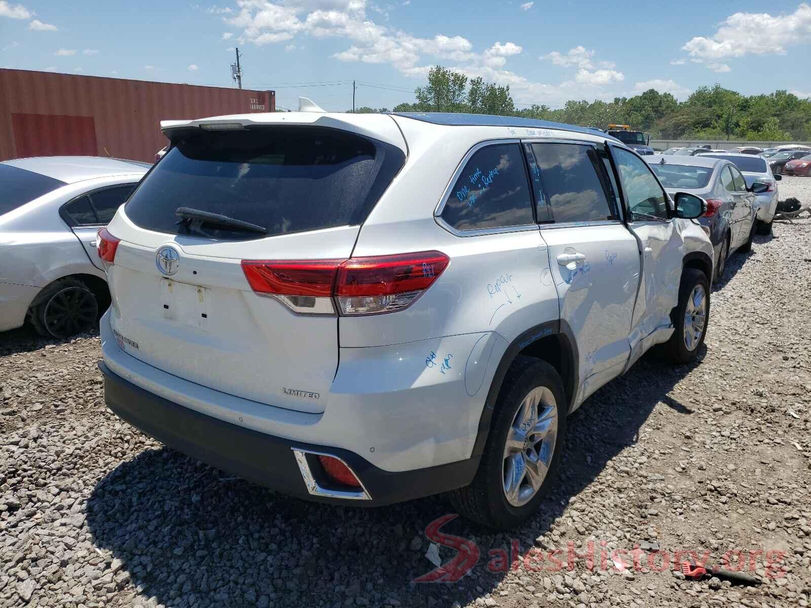 5TDYZRFH0KS348360 2019 TOYOTA HIGHLANDER