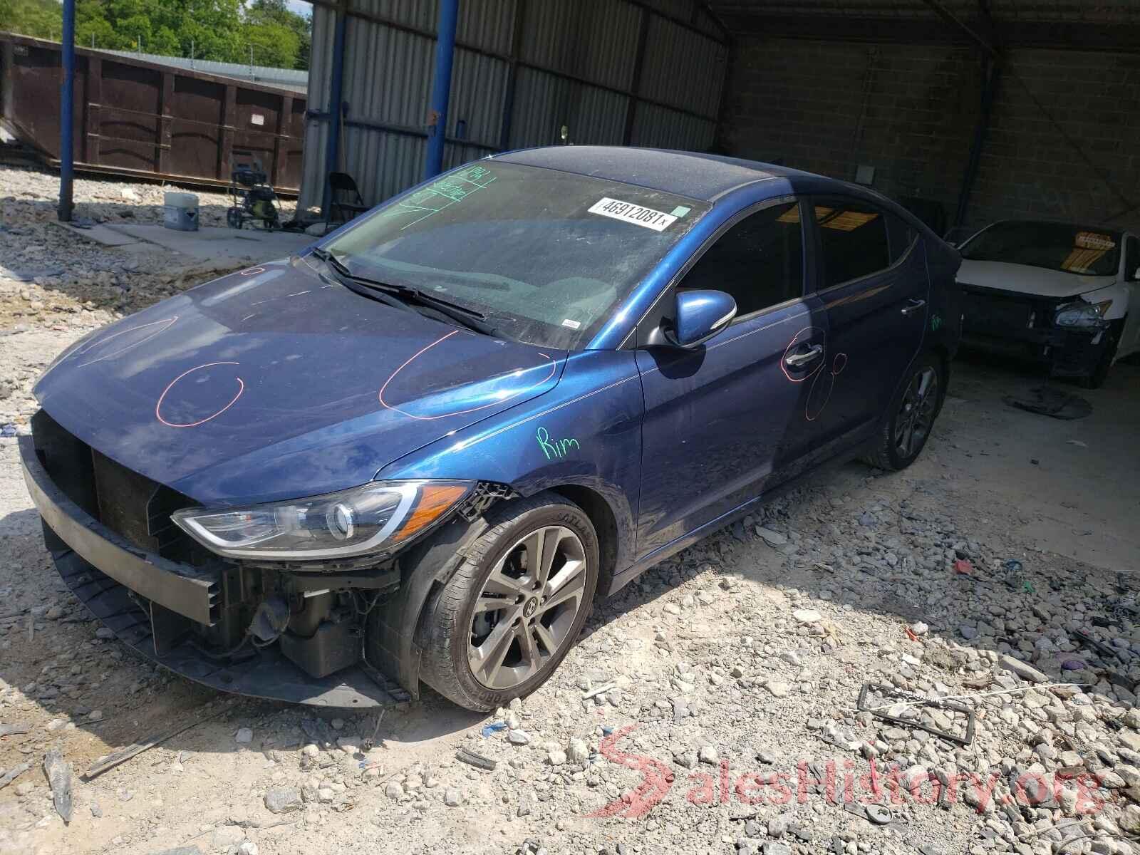 5NPD84LF8HH005592 2017 HYUNDAI ELANTRA